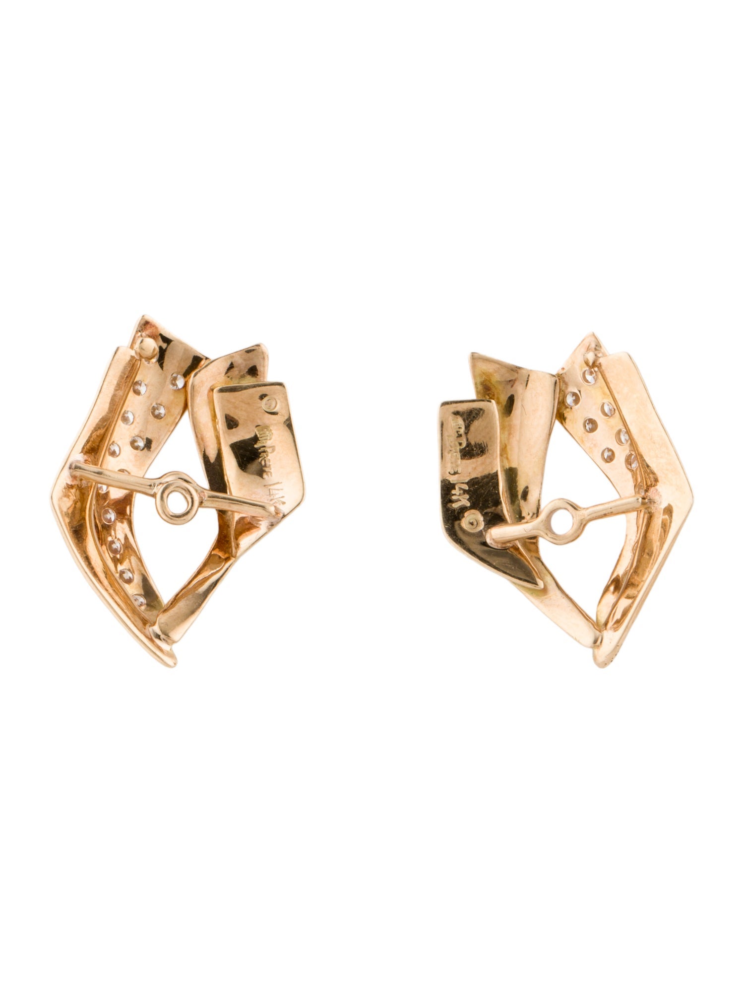 Earrings 14K Diamond Earring Enhancers