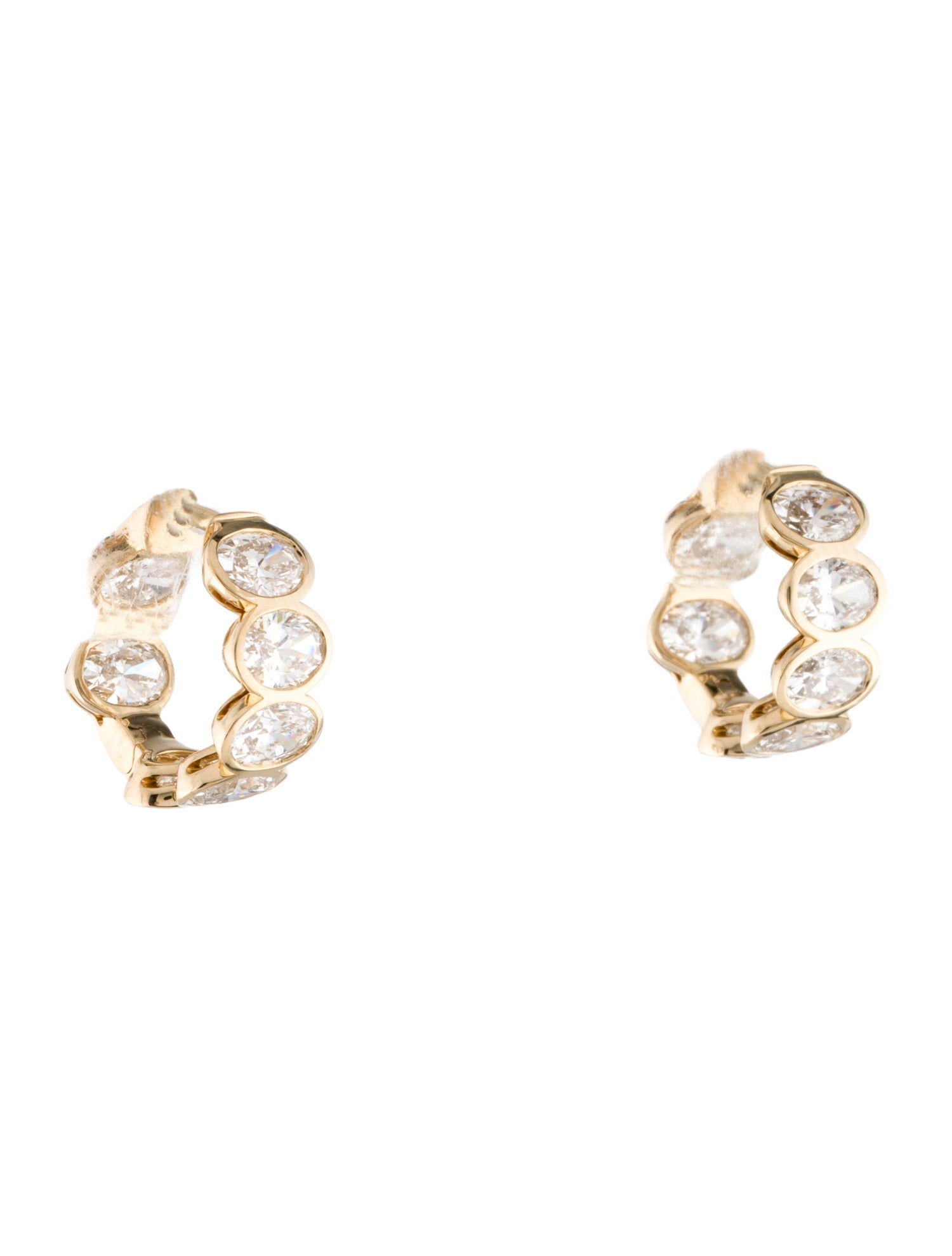 Earrings 14K 2.08ctw Lab-Grown Diamond Huggie