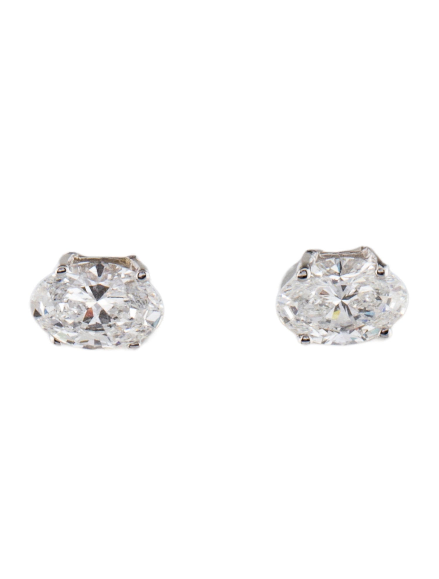 Earrings 18K 1.08ctw Lab-Grown Diamond Stud Earrings