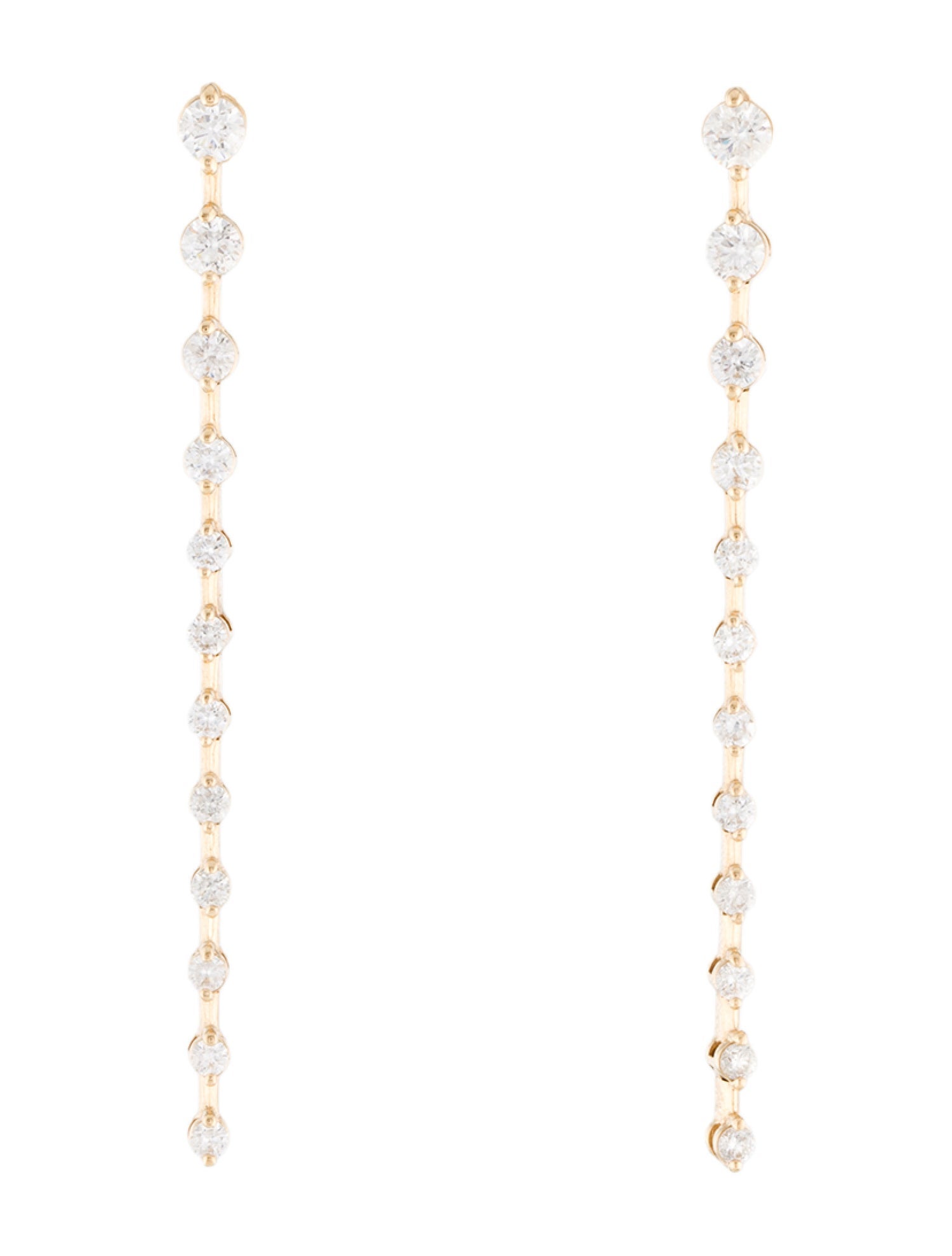 Earrings 14K 1.01ctw Diamond Drop