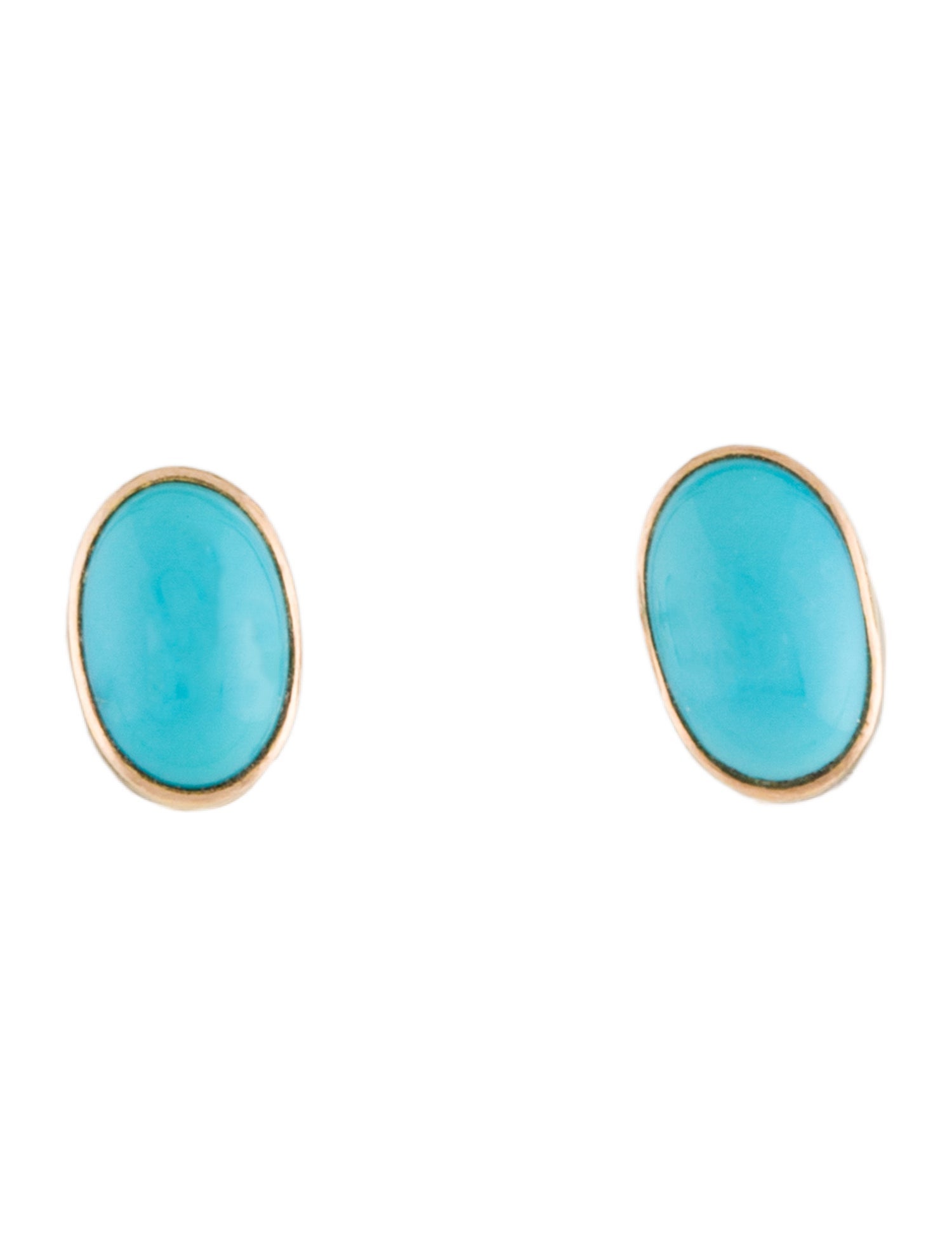 Earrings 14K Turquoise Stud