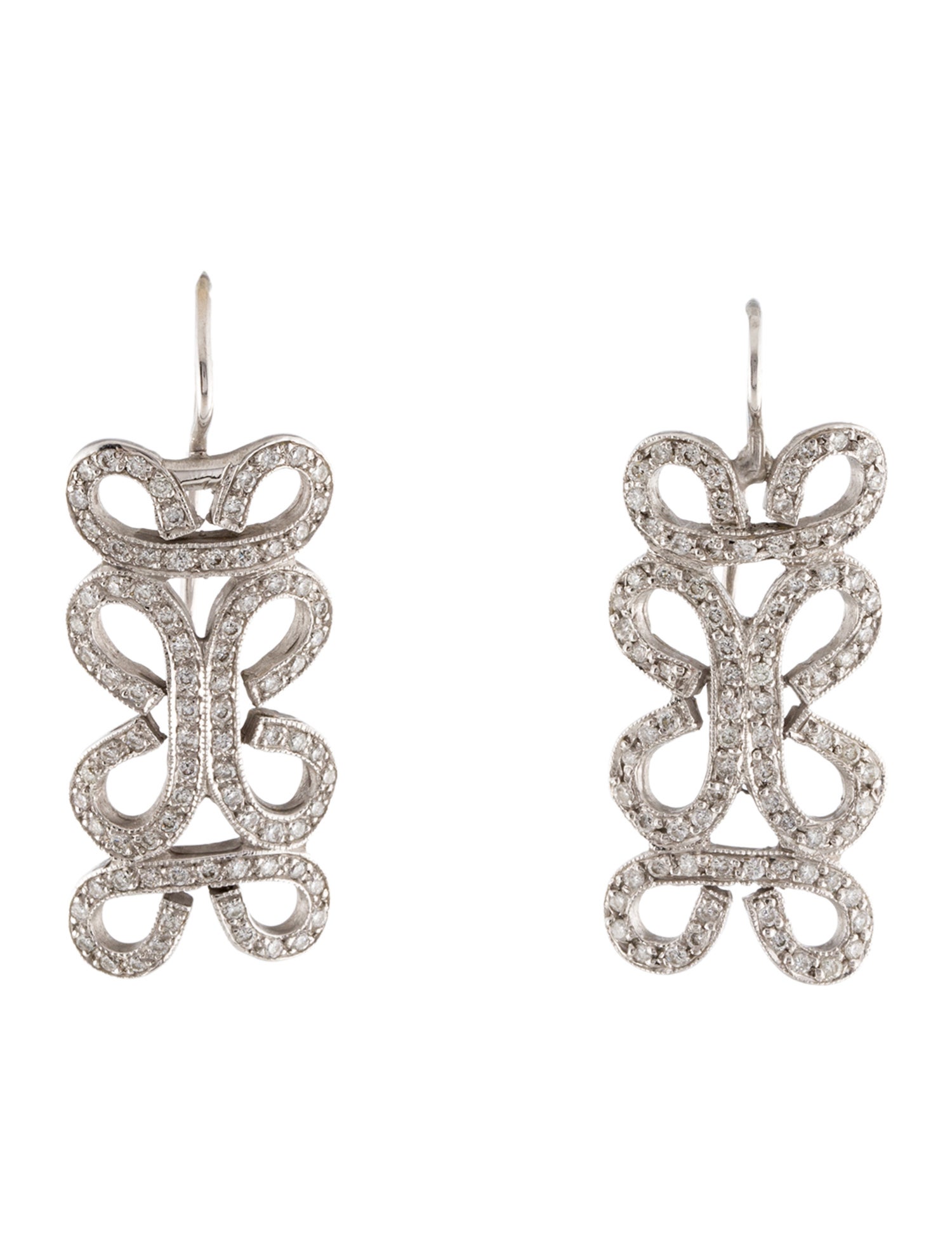 Earrings 18K Diamond Drop