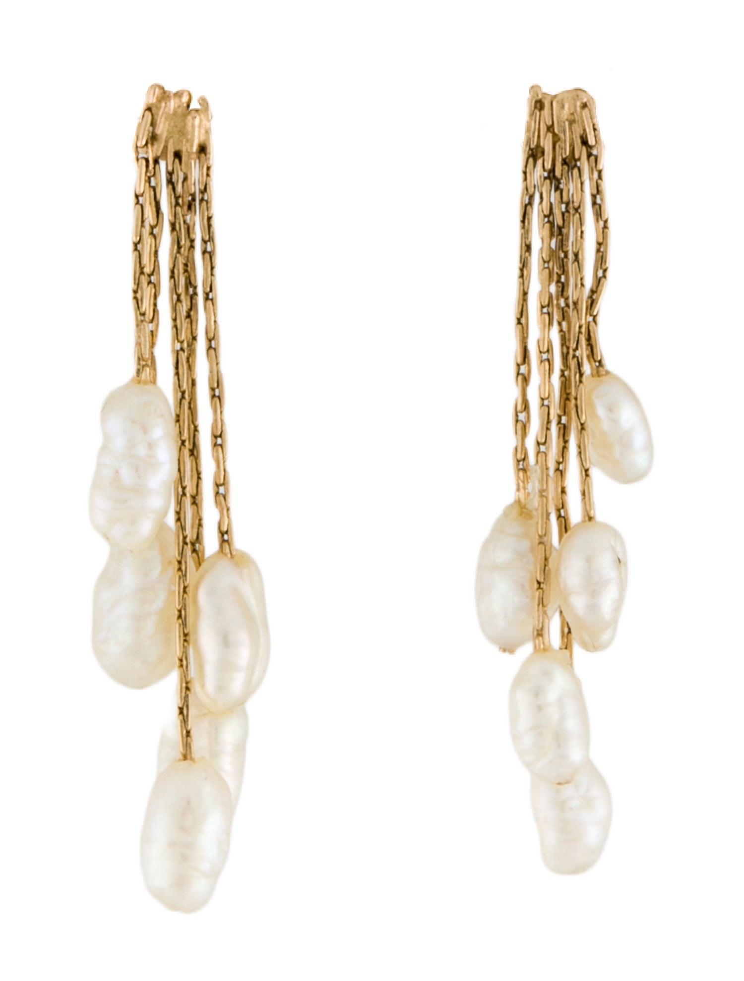 Earrings 14K Pearl Dangle