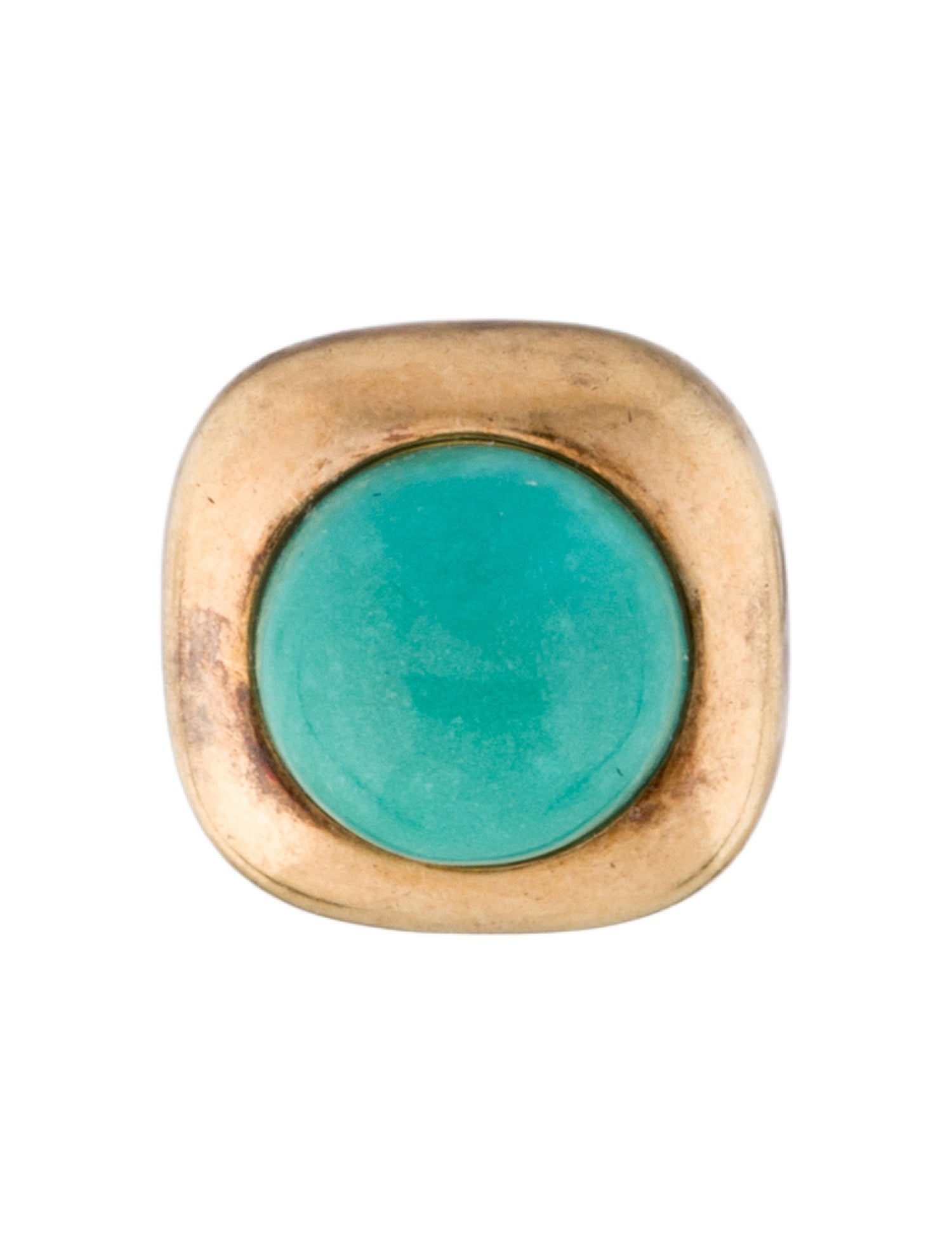 Earrings 14K Turquoise Single Stud Earrings