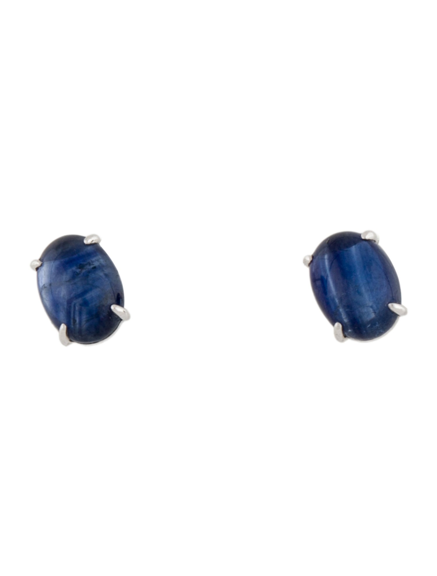 Earrings Platinum 2.40ctw Sapphire Stud