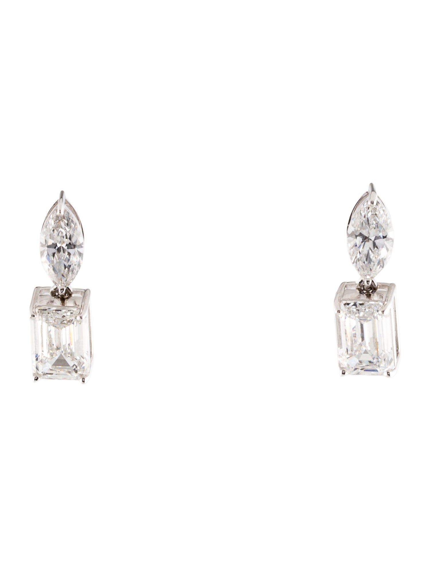 Earrings 14K 5.91ctw Lab-Grown Diamond Drop