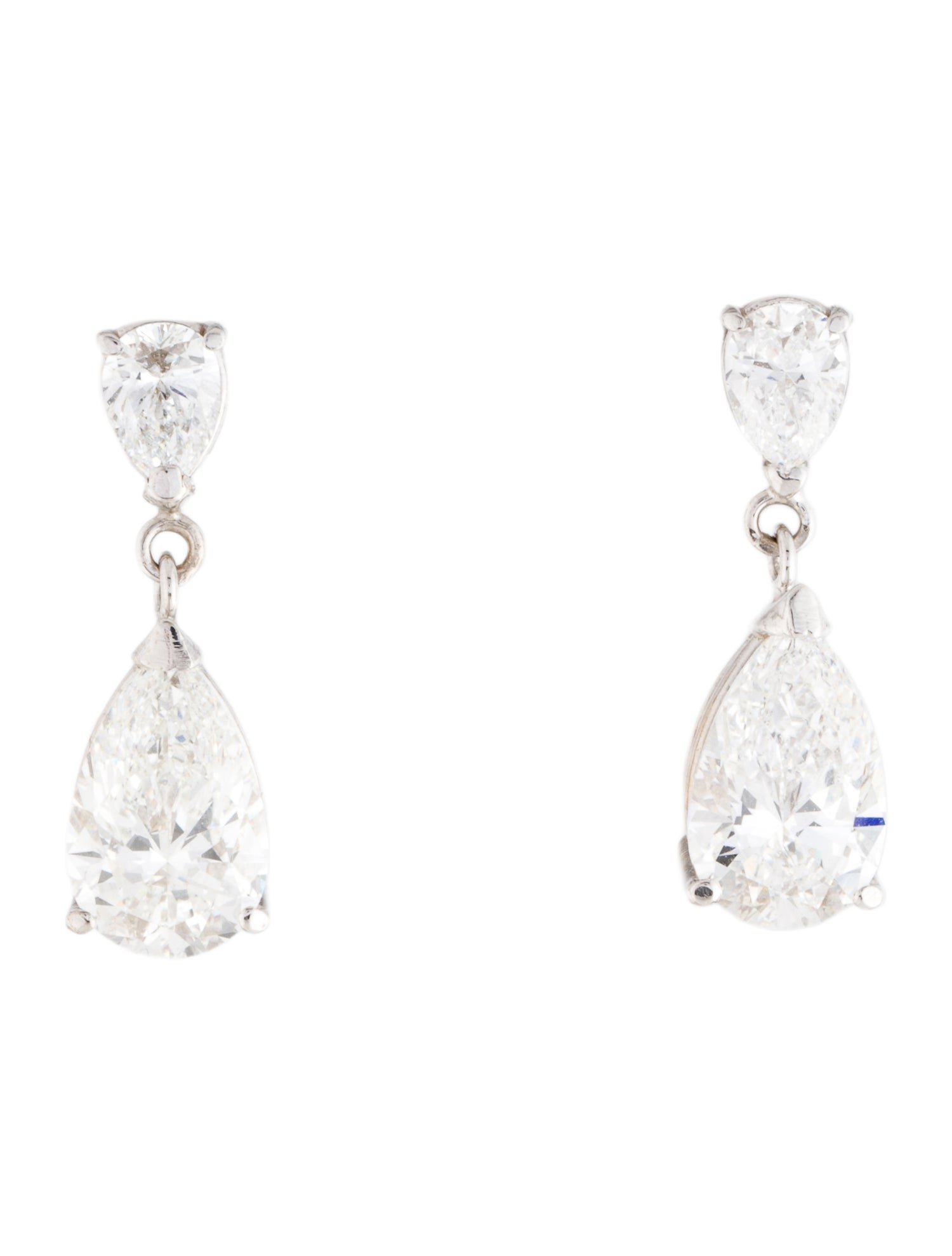 Earrings 14K 6.31ctw Lab-Grown Diamond Drop Earrings
