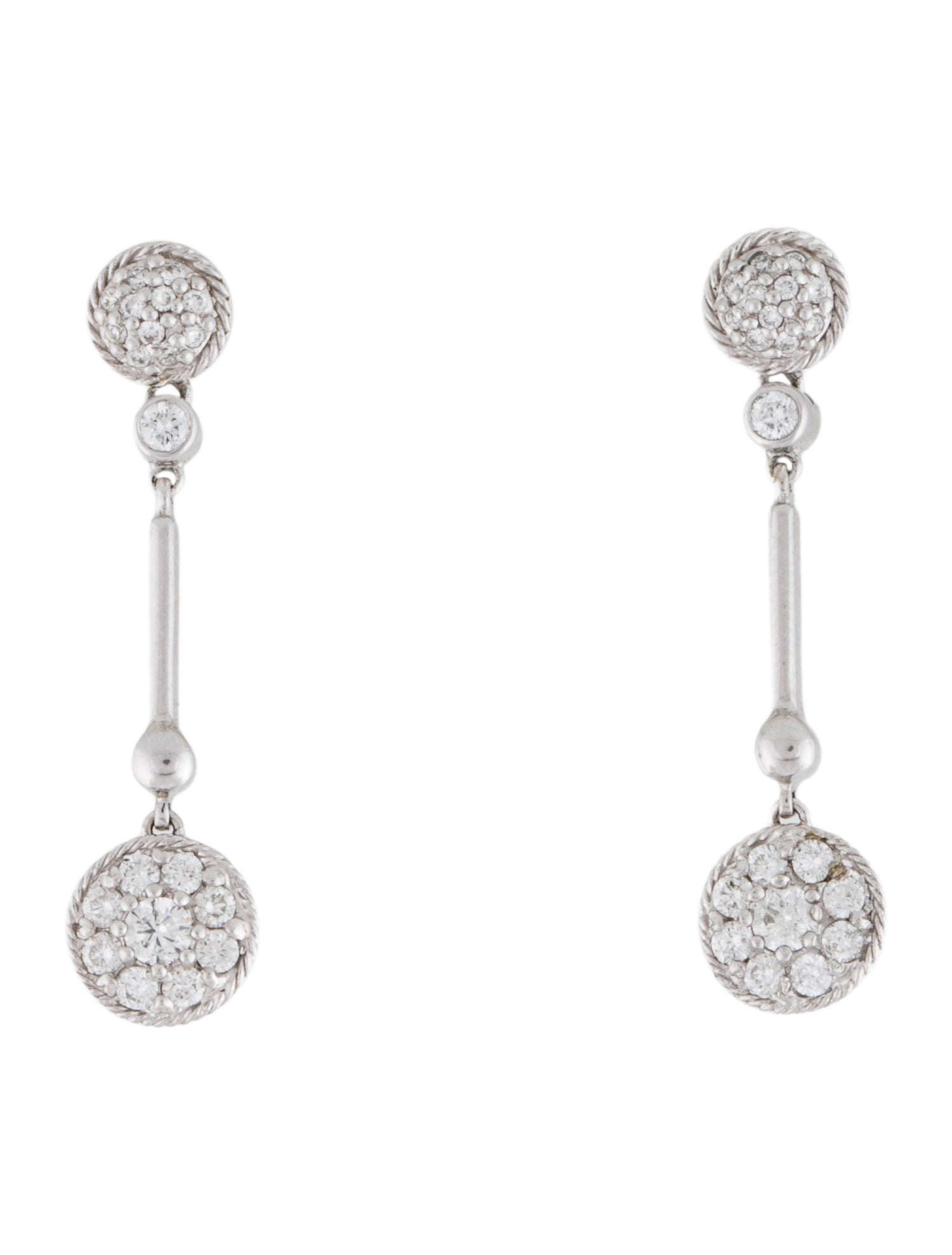 Earrings 14K Diamond Drop