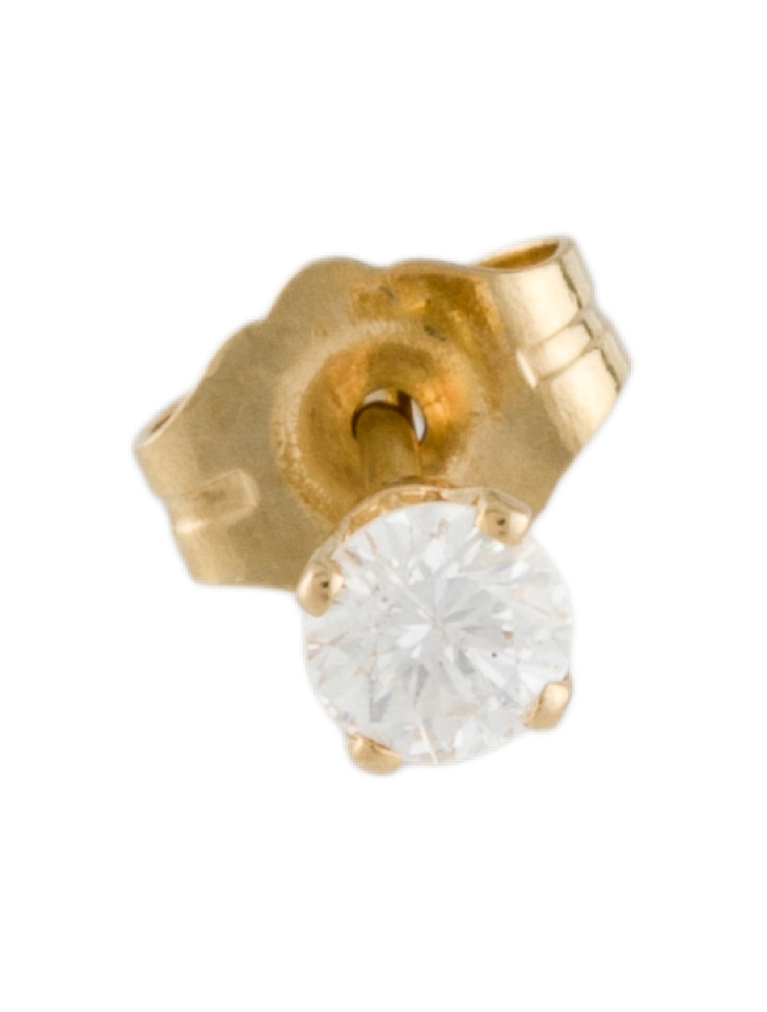 Earrings 14K Diamond Single Stud Earring