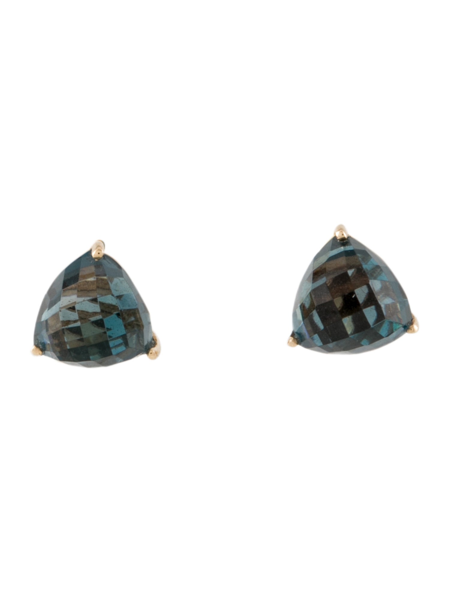 Earrings 14K Topaz Stud