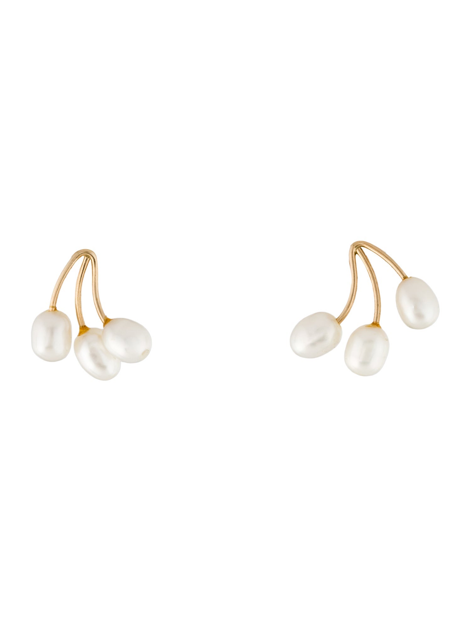 Earrings 10K Pearl Drop