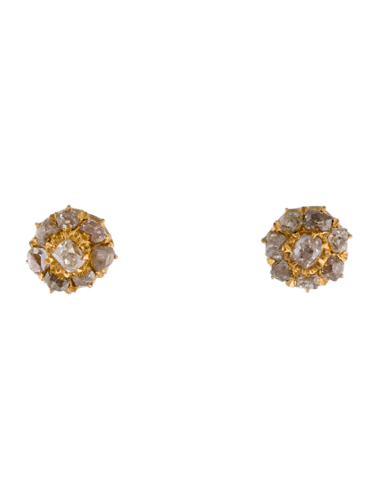 Earrings 22K Diamond Stud Earrings