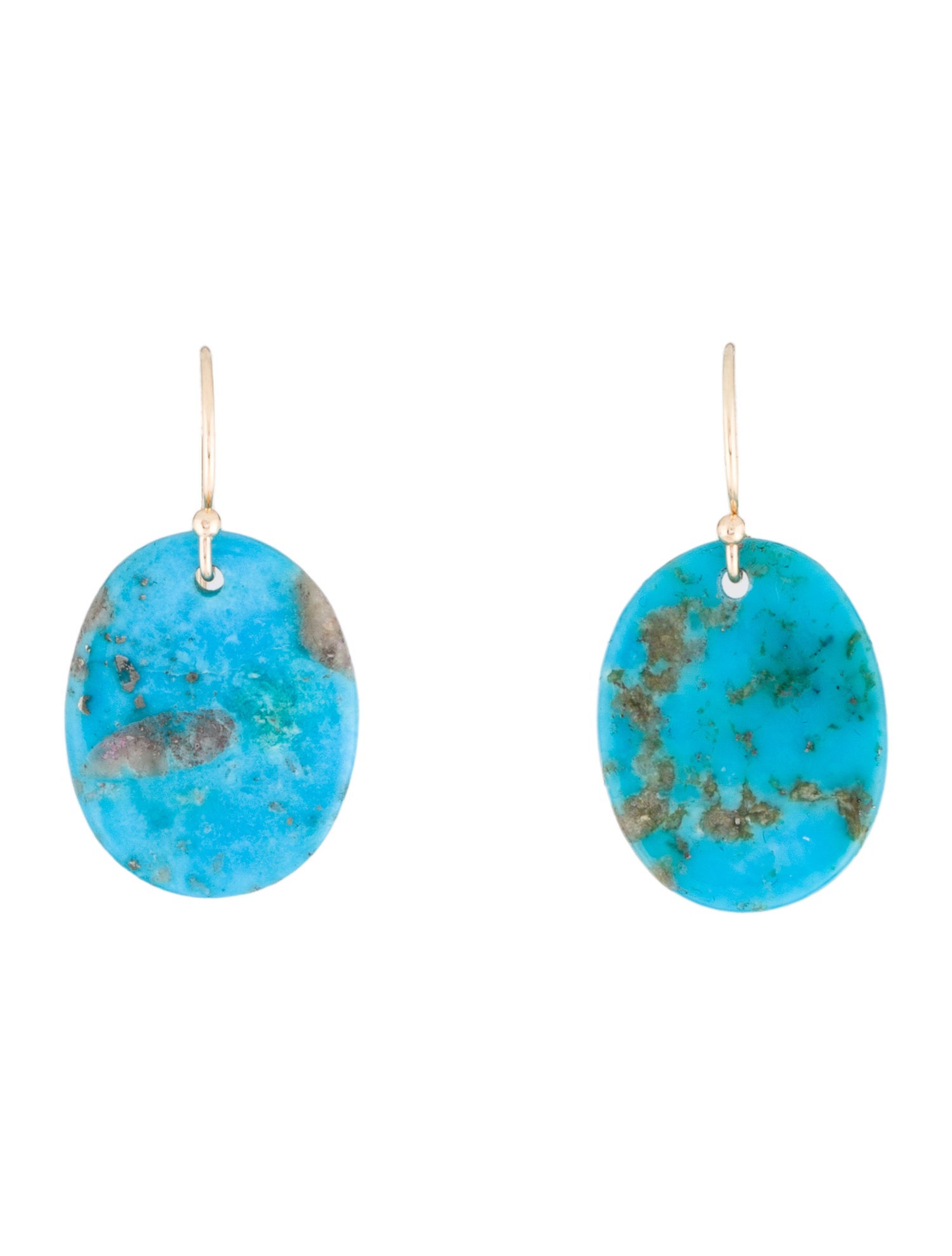 Earrings 14K Turquoise Drop
