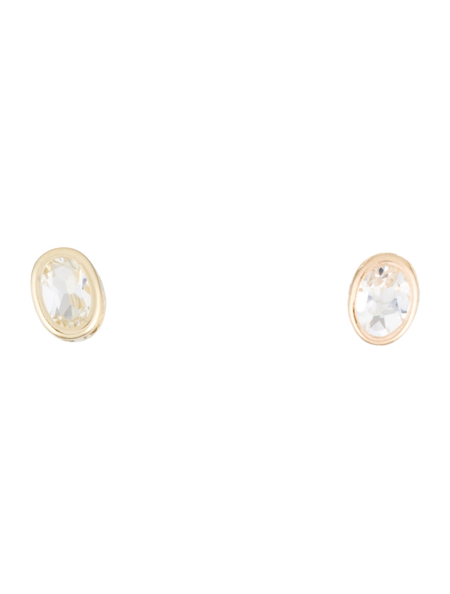Earrings 14K 1.56ctw Topaz Stud