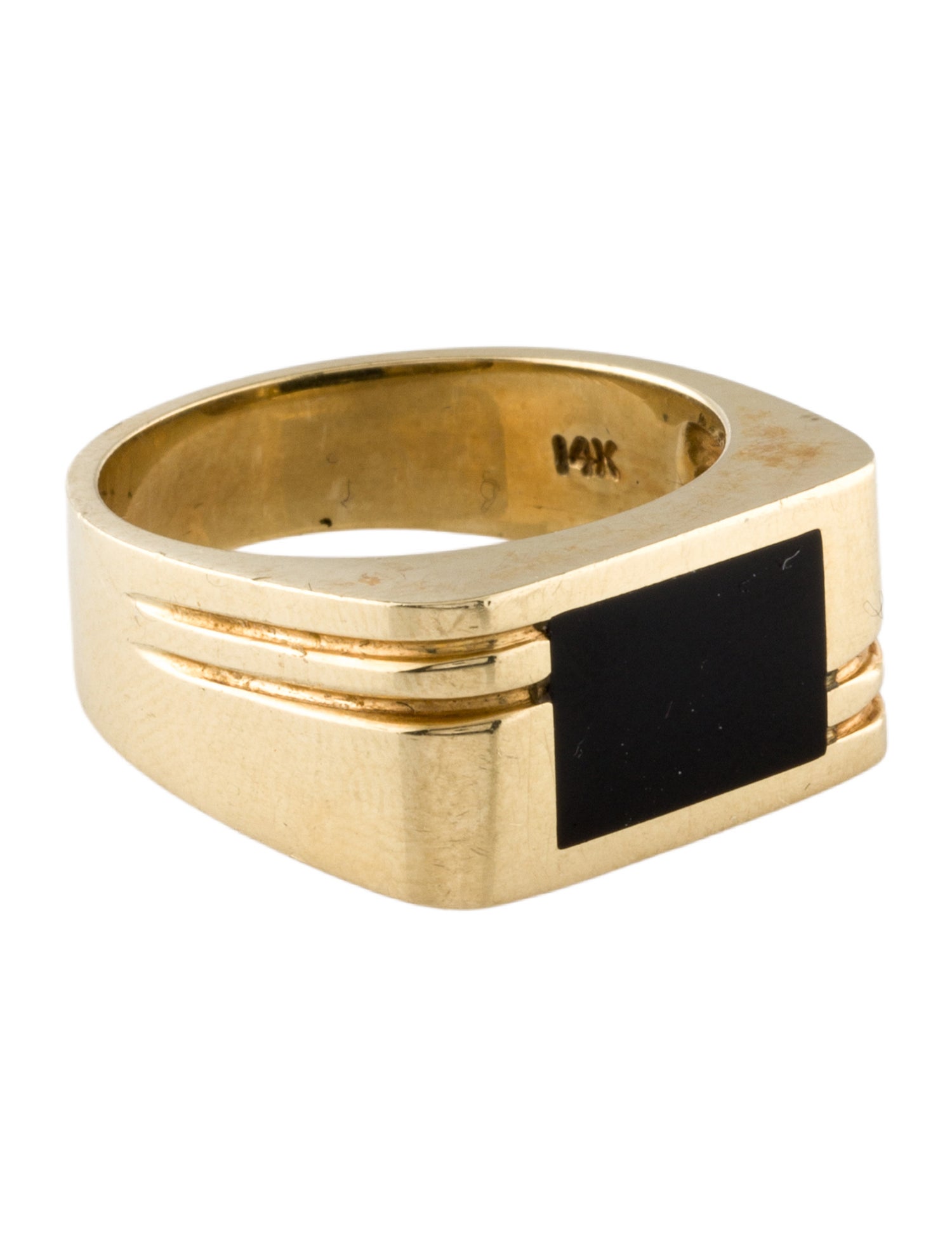 Earrings 14K Enamel Ring