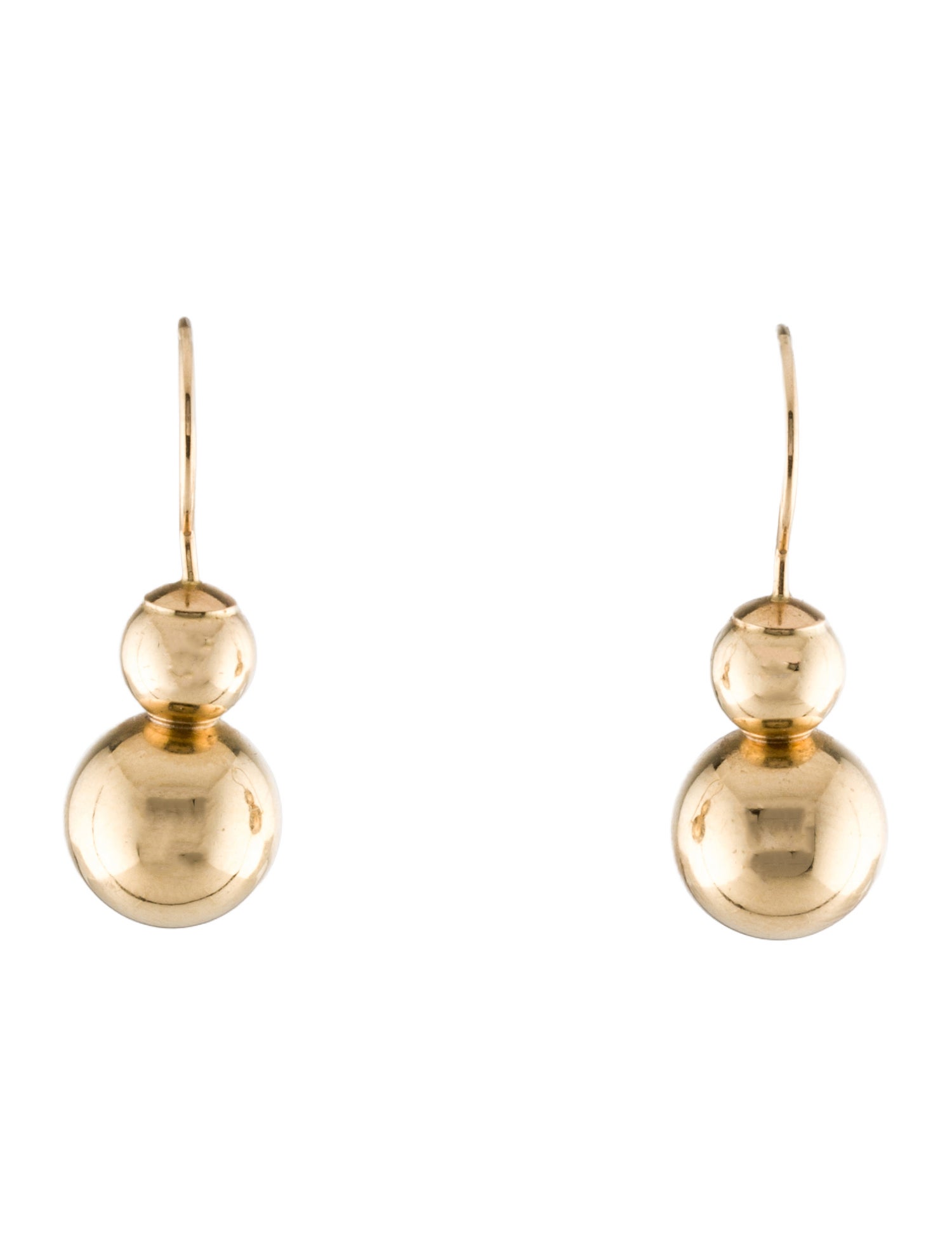 Earrings 14K Ball Drop