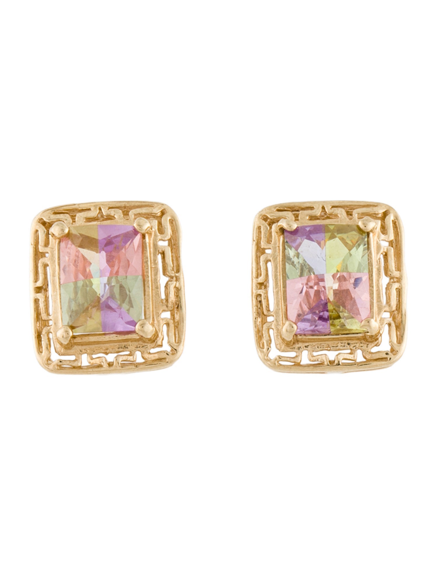 Earrings 14K Cubic Zirconia Stud