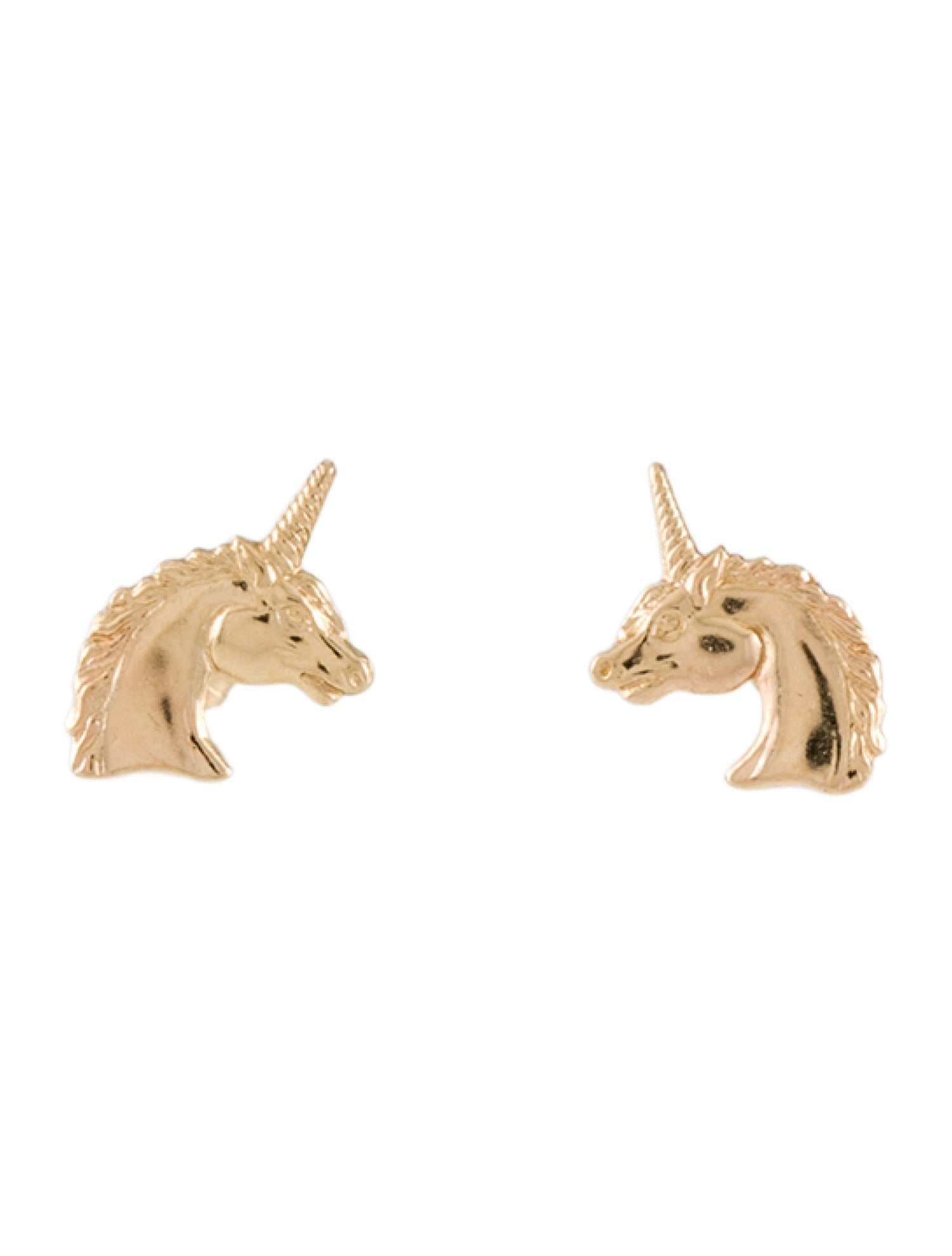 Earrings 14K Unicorn Stud