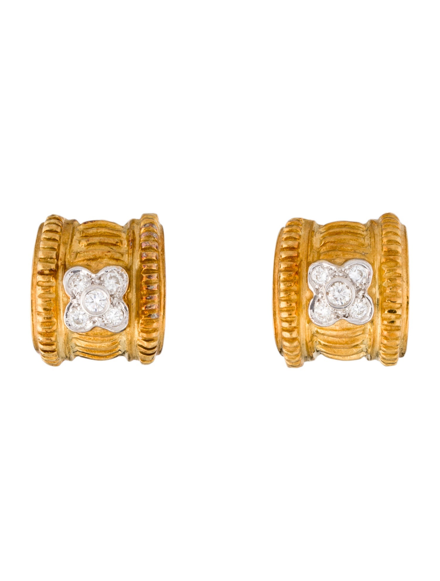 Earrings 18K Diamond Earclip