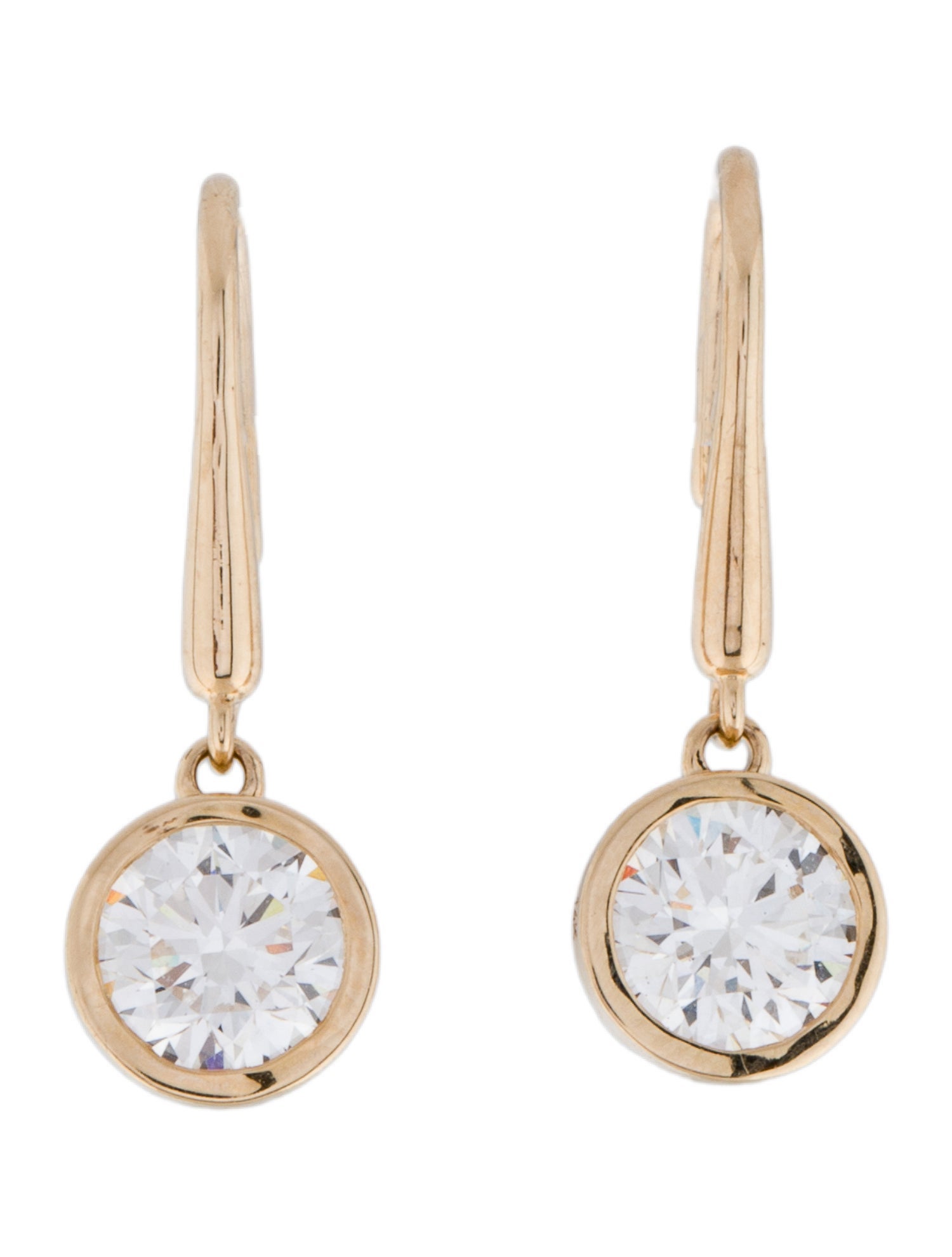Earrings 14K 2.03ctw Lab-Grown Diamond Drop Earrings