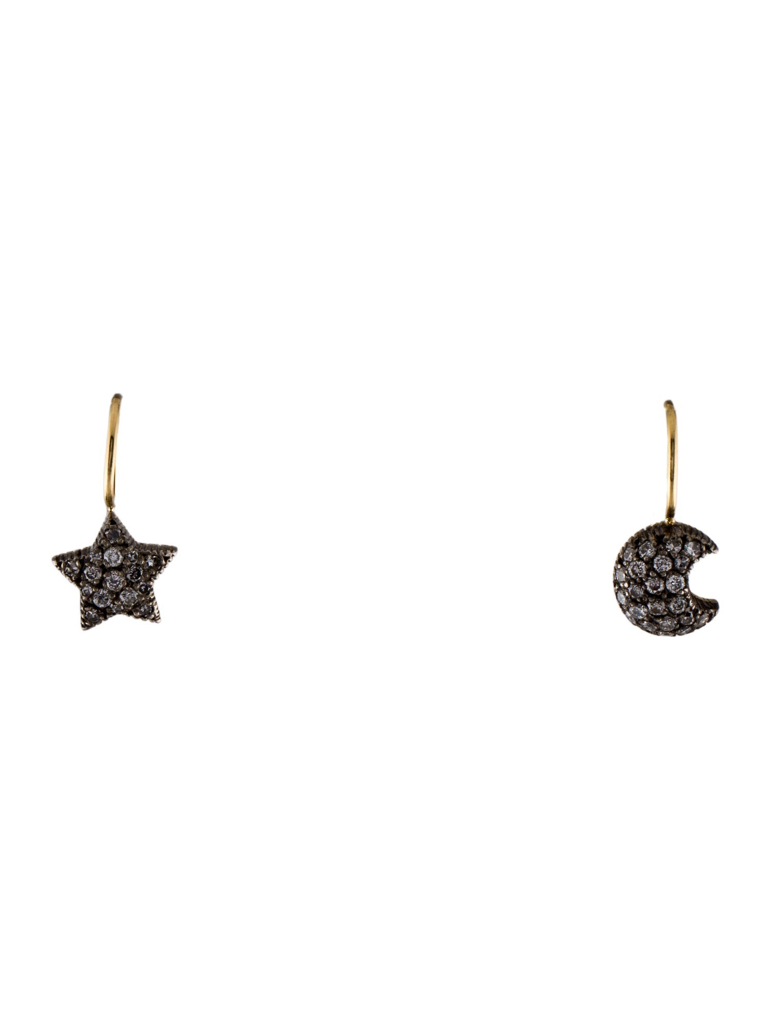 Earrings 18K Diamond Drop