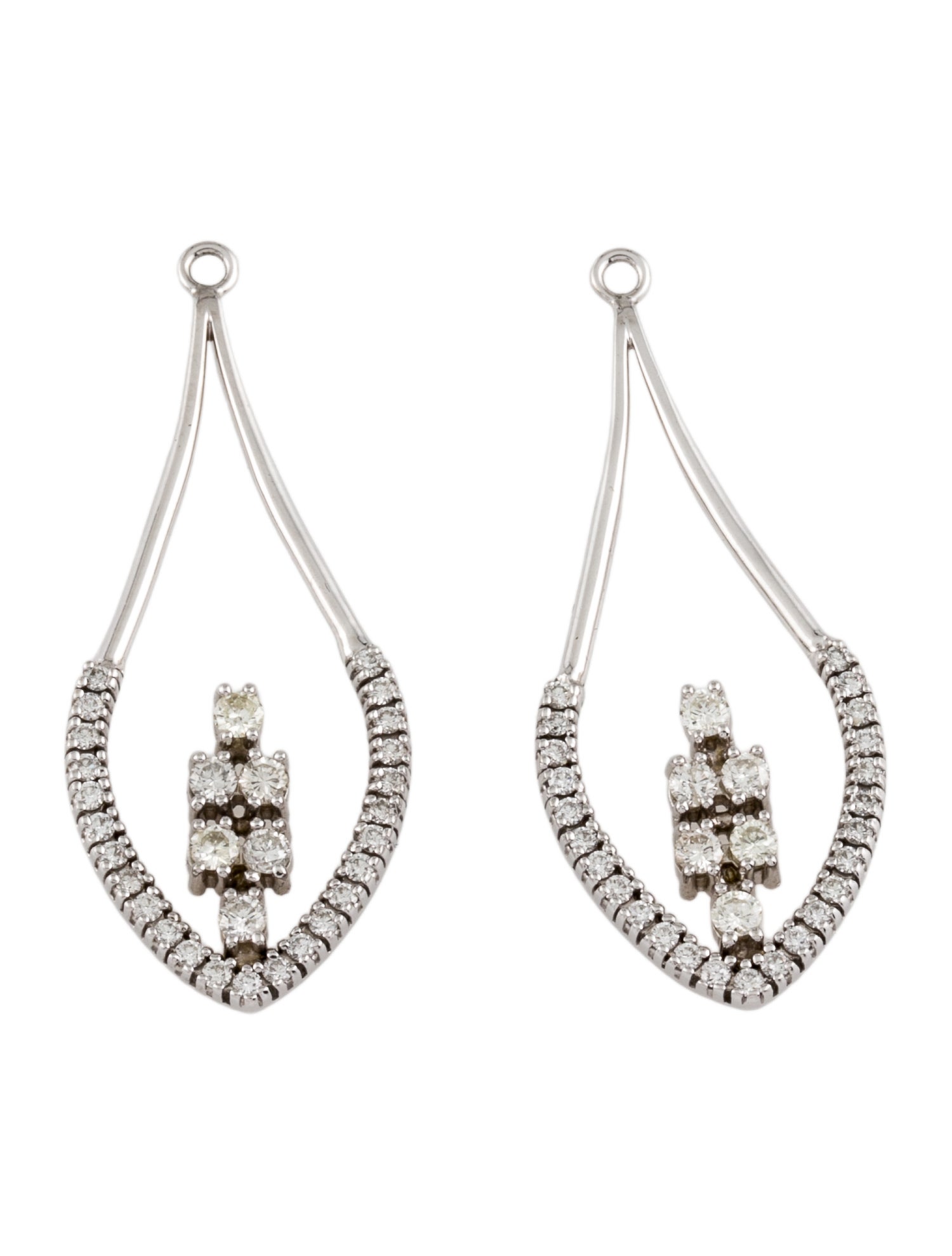 Earrings 14K 1.04ctw Diamond Earring Enhancers