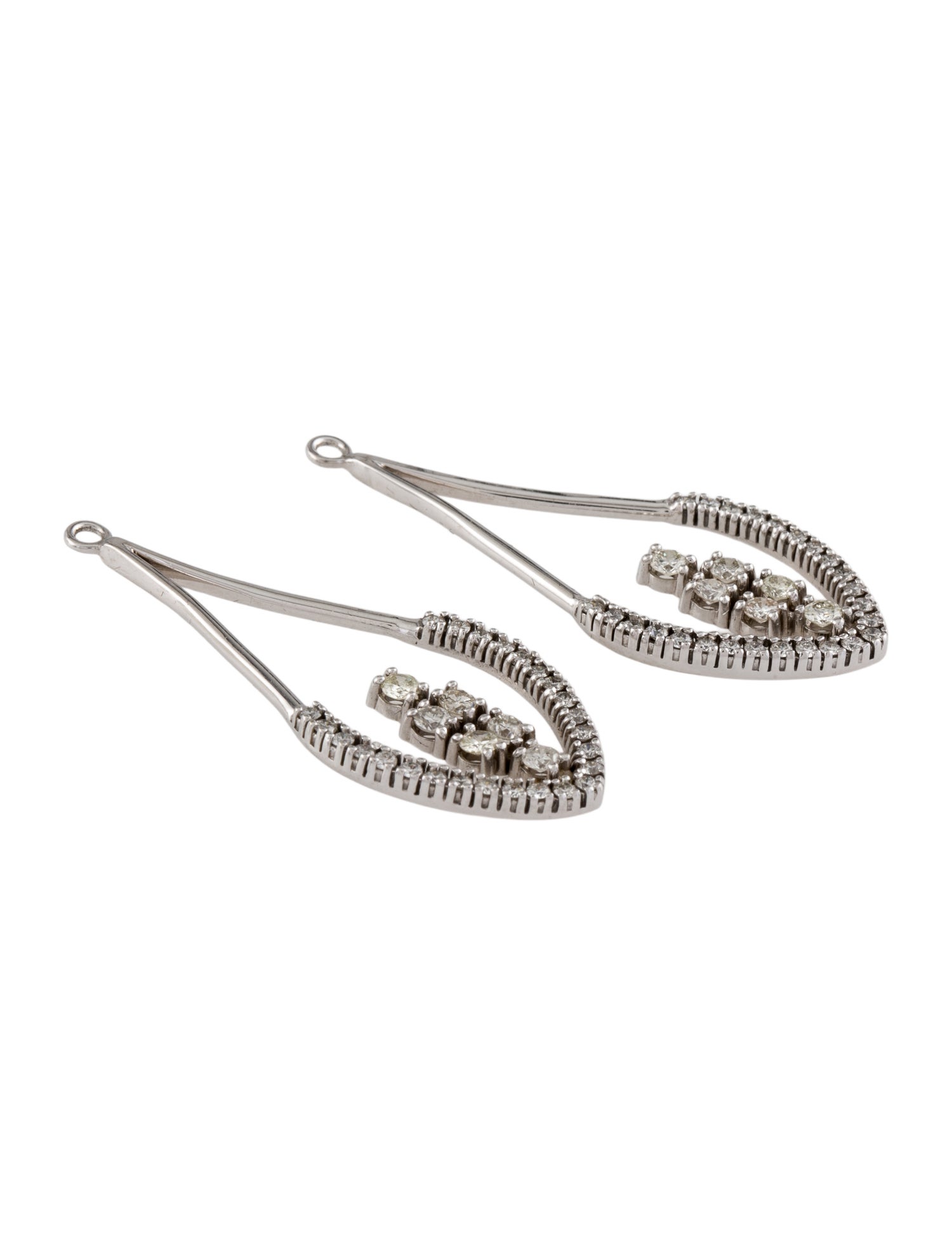 Earrings 14K 1.04ctw Diamond Earring Enhancers