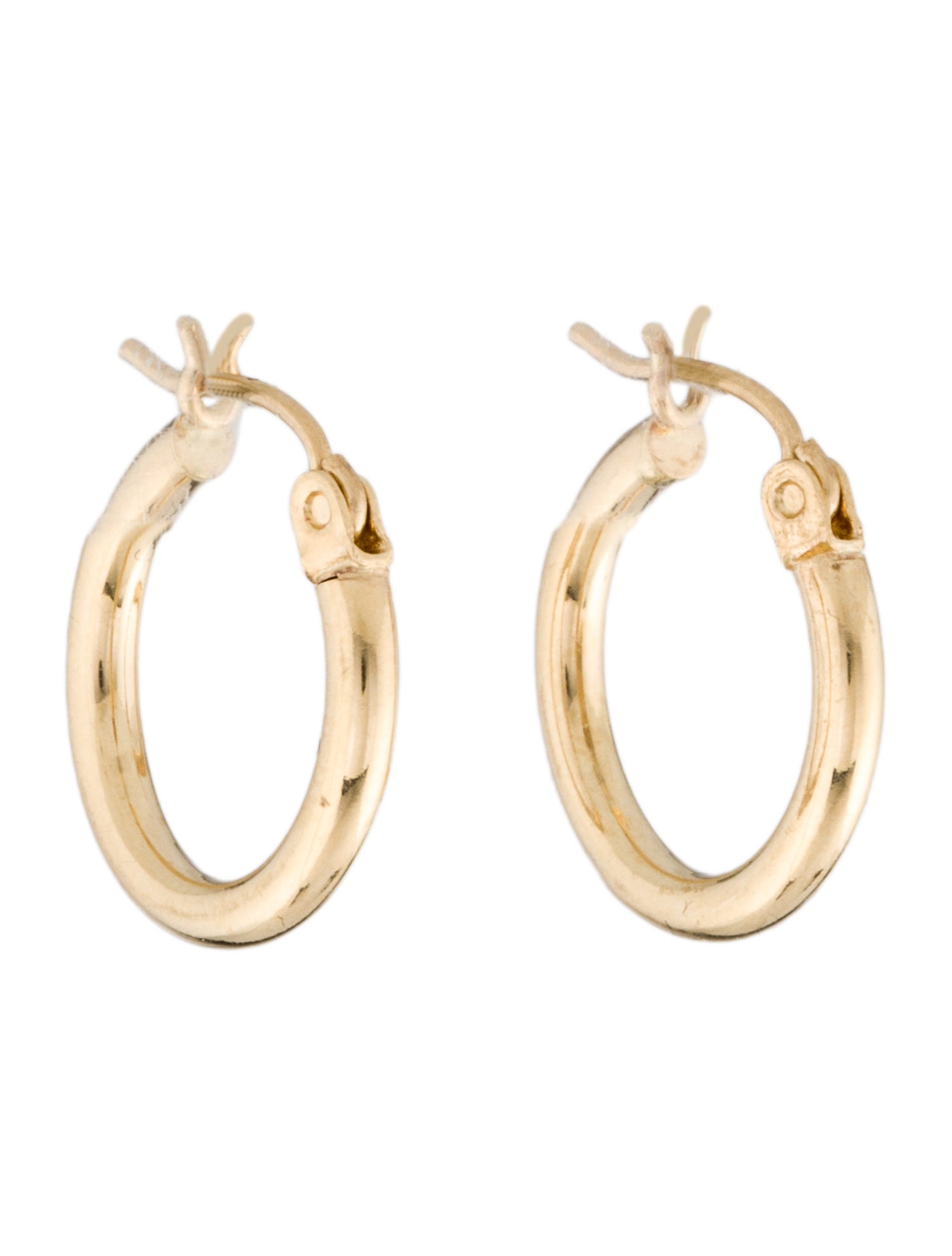 Earrings 14K Tubular Hoop