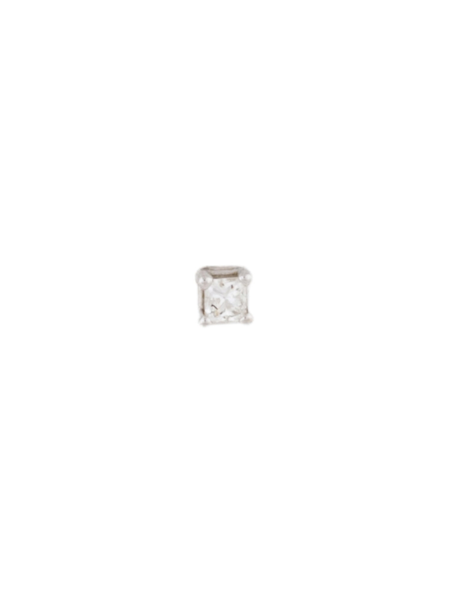 Earrings 14K Diamond Single Stud