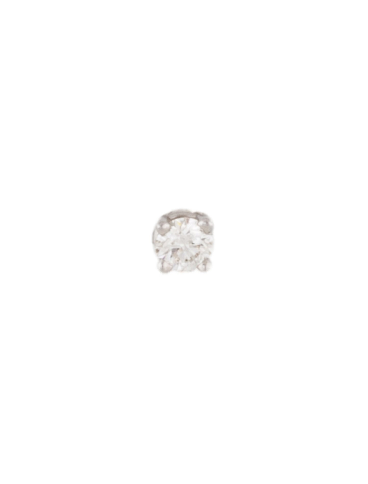 Earrings 14K Diamond Stud Single Earring