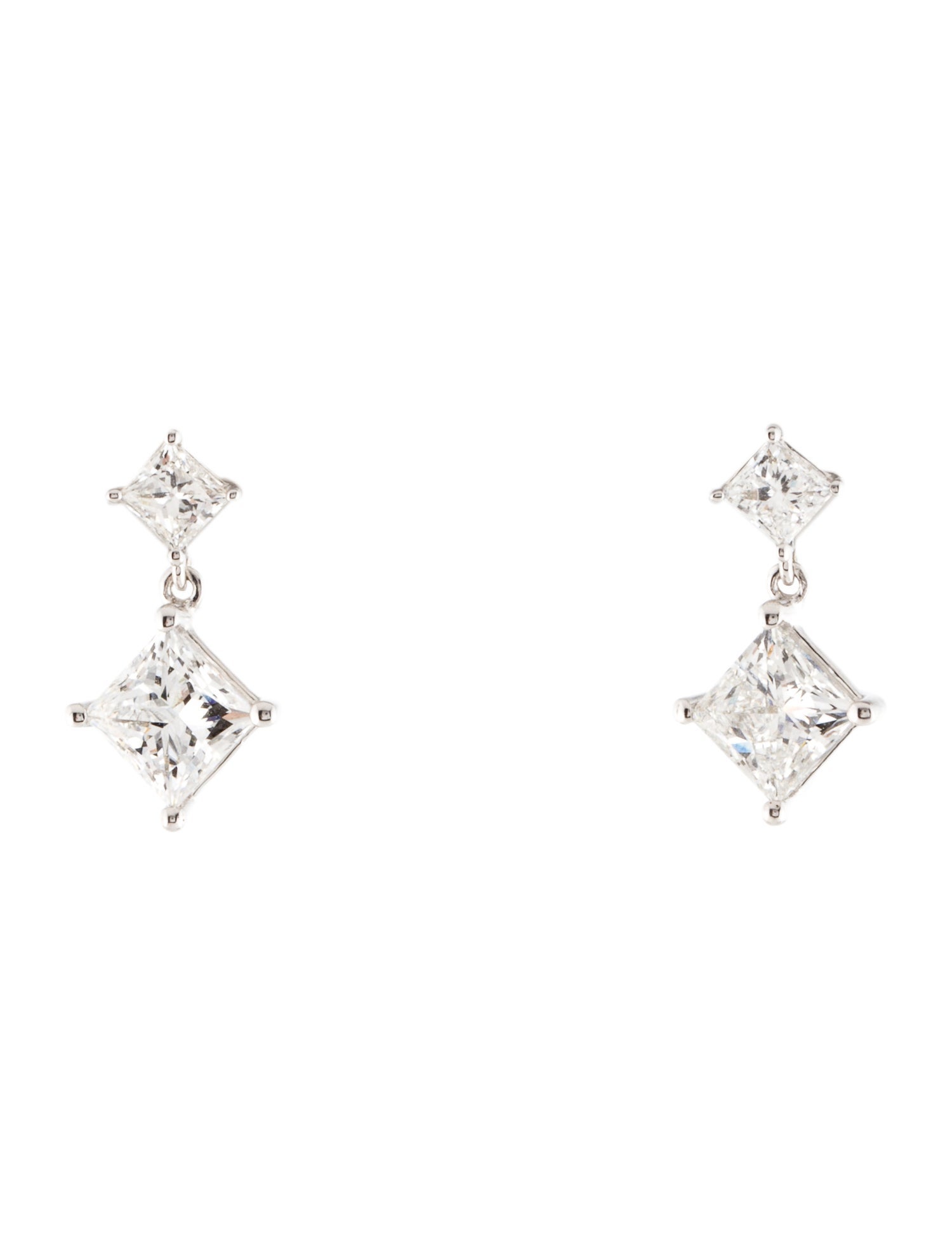 Earrings 14K 2.06ctw Lab-Grown Diamond Drop Earrings