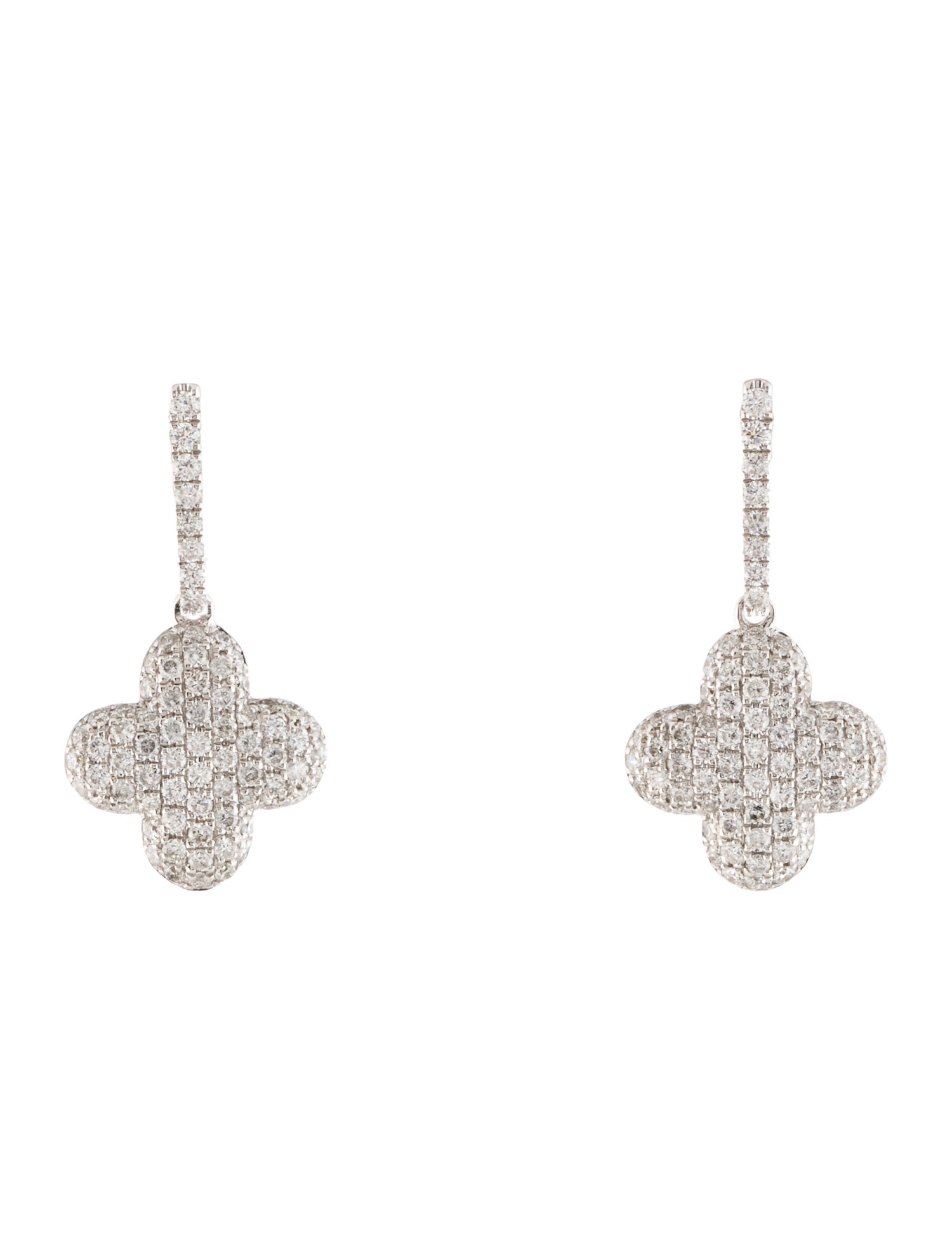 Earrings 14K Diamond Pavé Drop