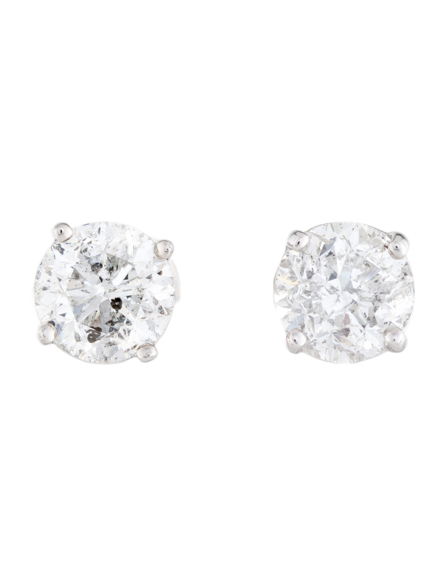 Earrings 18K 4.00ctw Diamond Stud