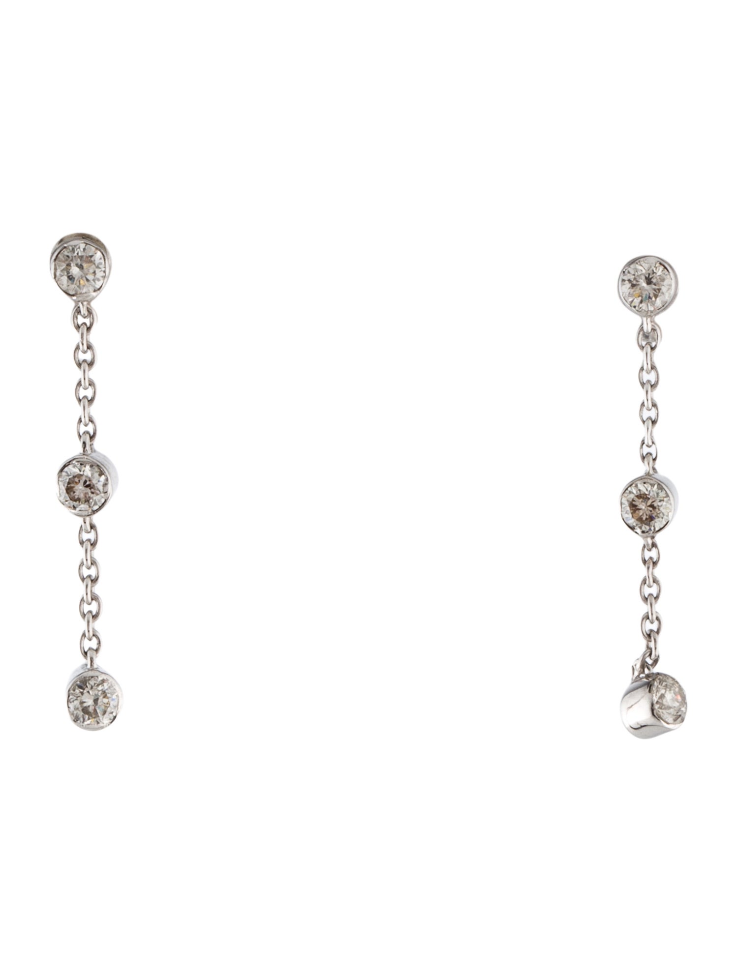 Earrings 14K Diamond Drop
