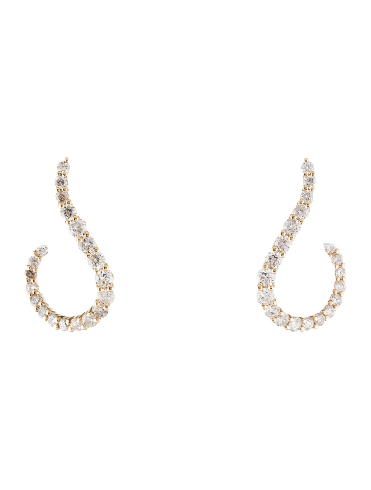 Earrings 14K Diamond Drop