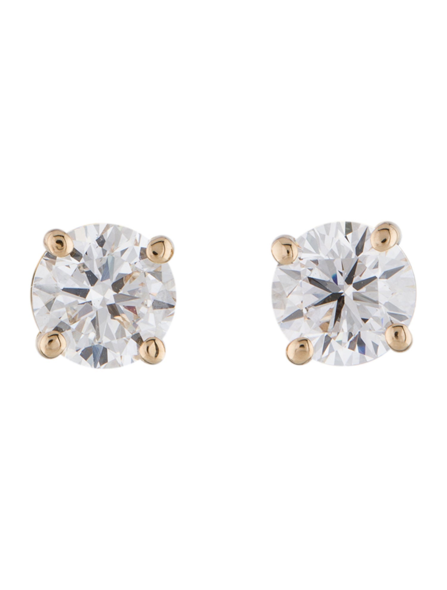 Earrings 14K 2.00ctw Lab-Grown Diamond Stud