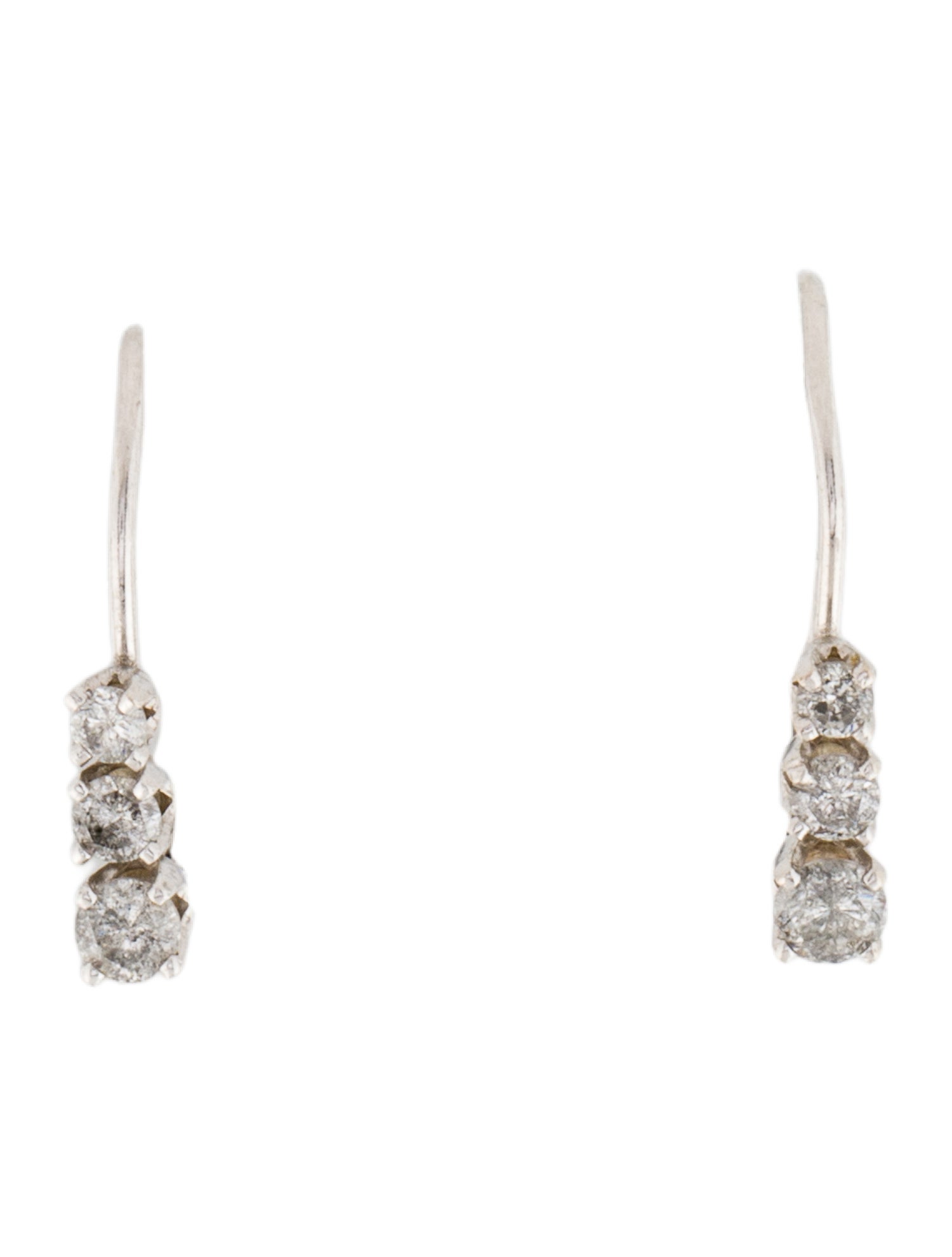 Earrings 14K Diamond Drop