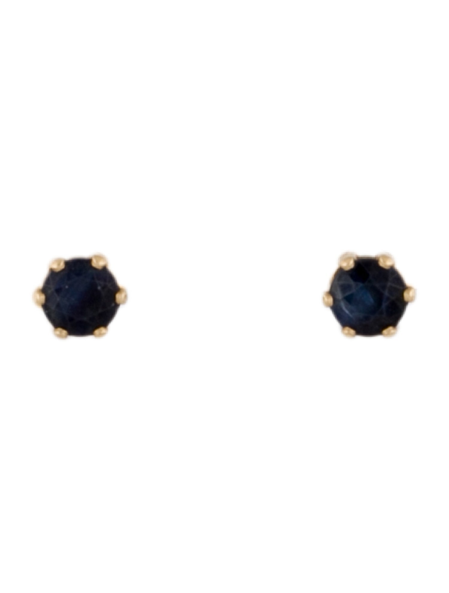 Earrings 14K Sapphire Stud