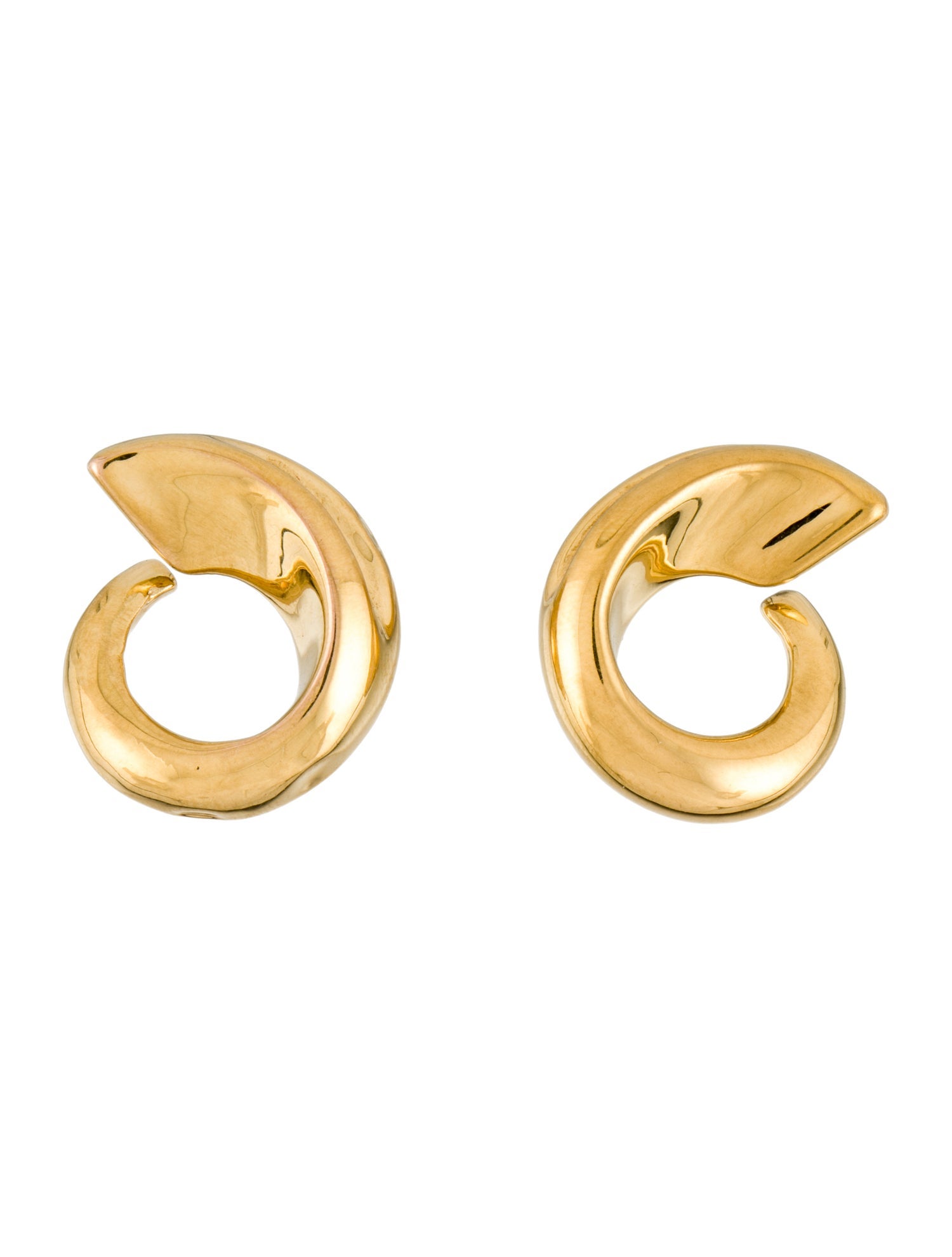 Earrings 14K Spiral Stud Earrings