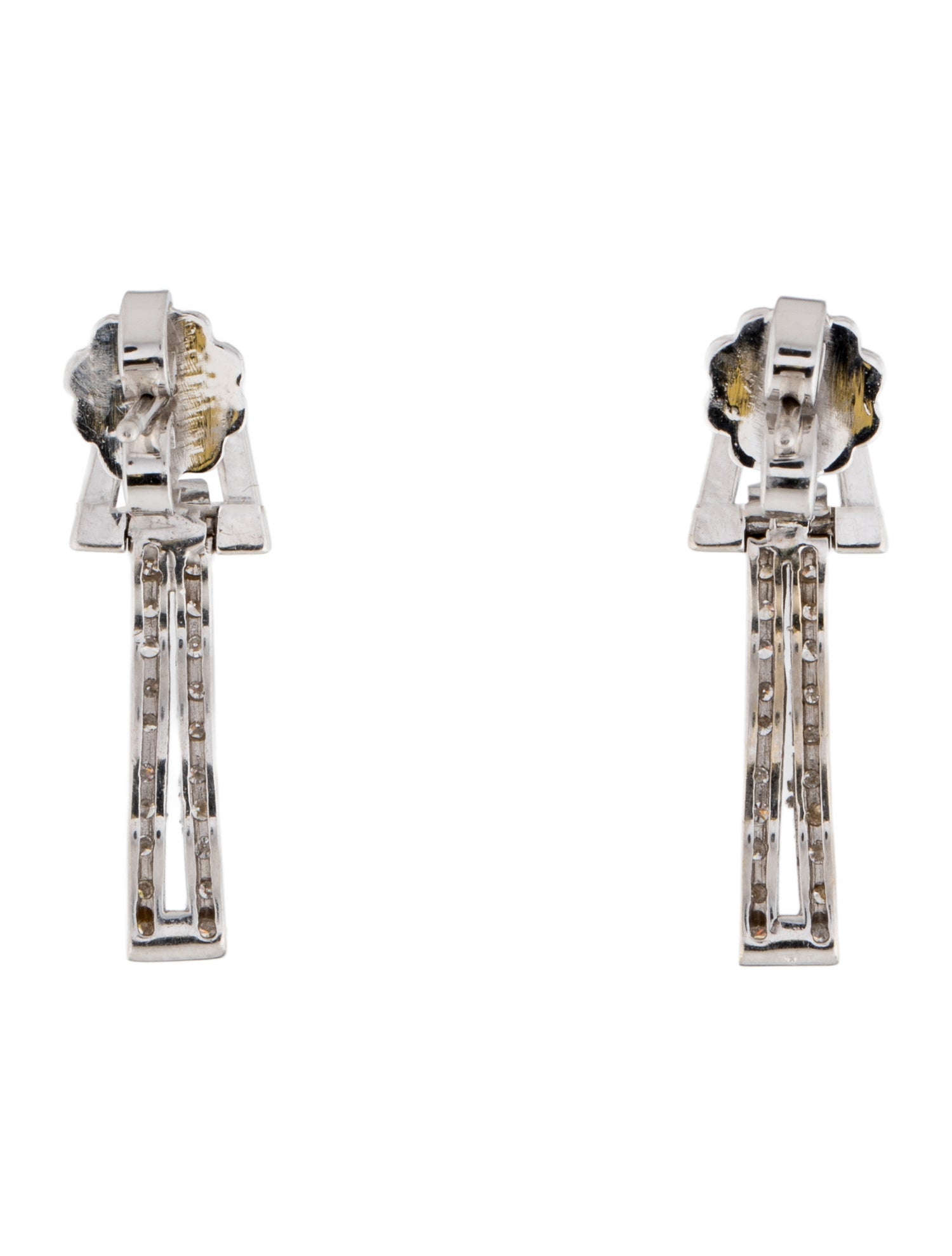 Earrings 18K Diamond Drop