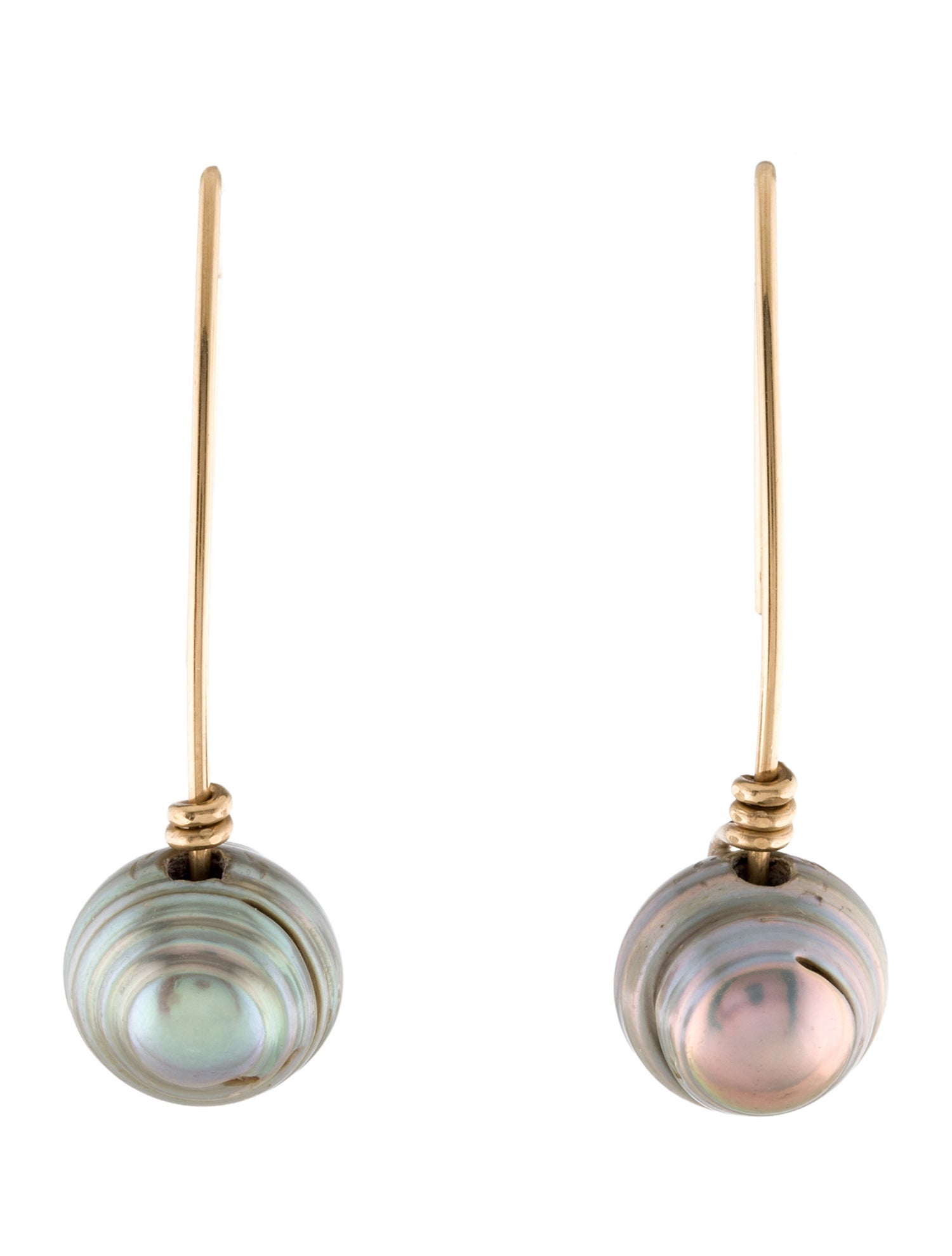 Earrings 10K Pearl Drop