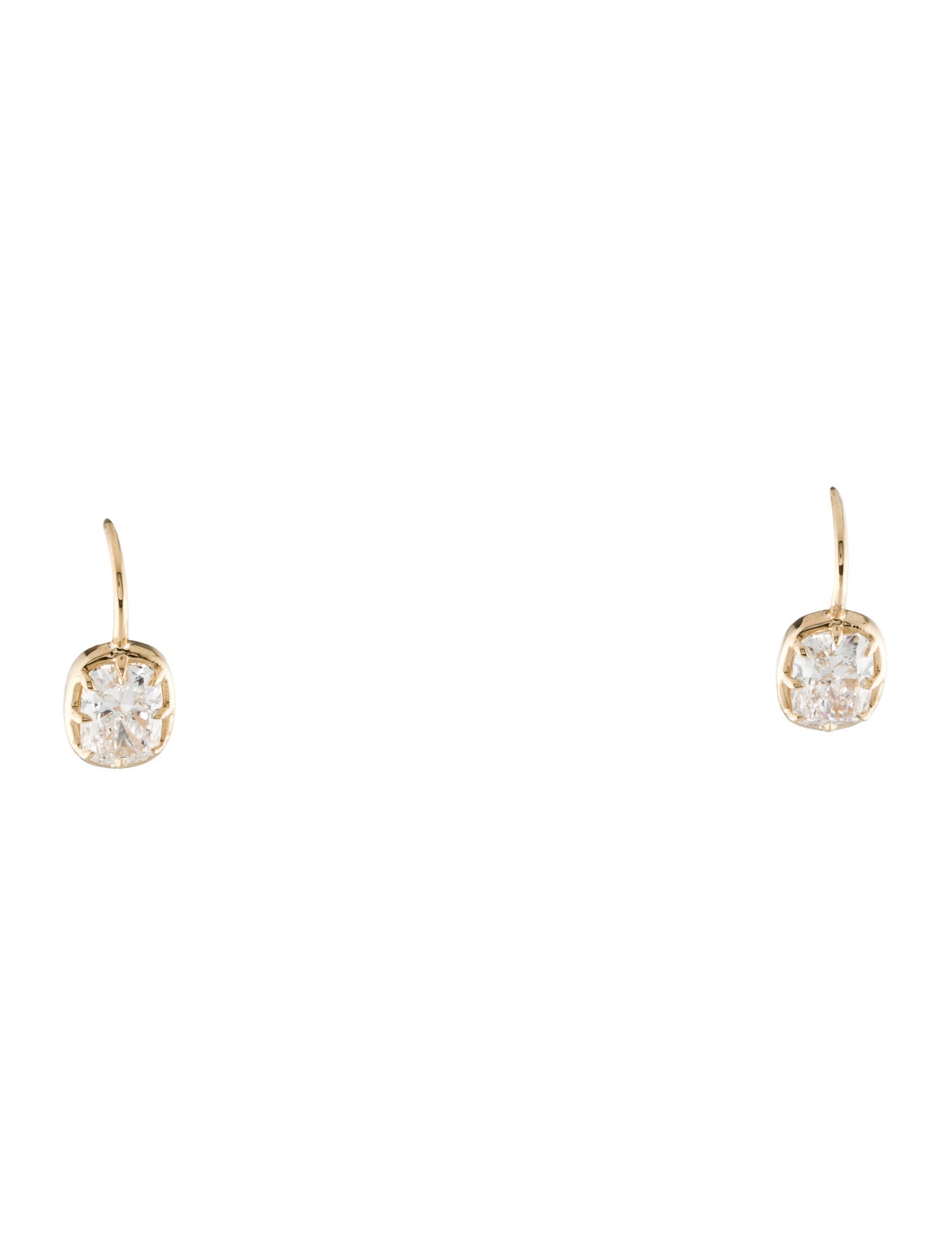 Earrings 14K 2.83ctw Lab-Grown Diamond Drop Earrings