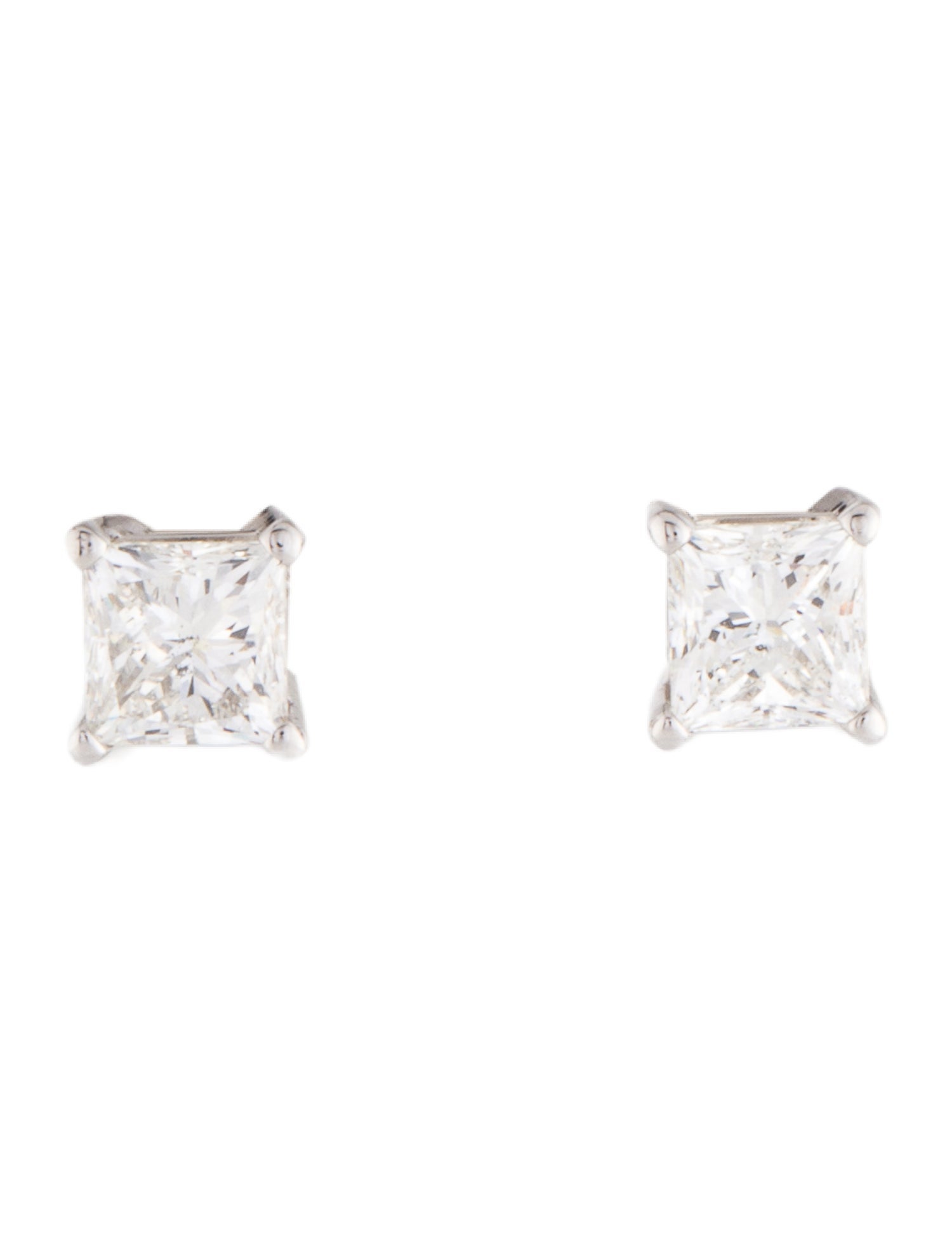 Earrings 18K 1.00ctw Diamond Stud