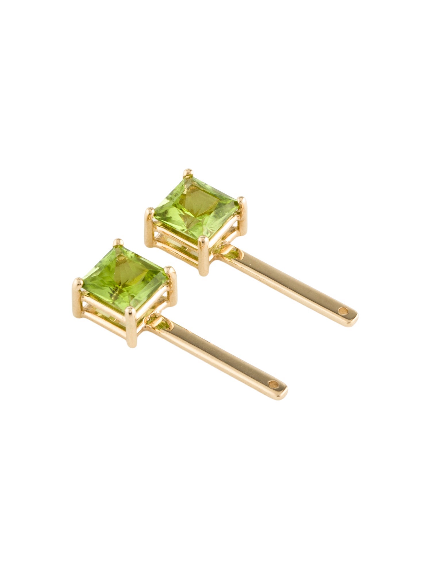 Earrings 14K Peridot Earring Enhancers