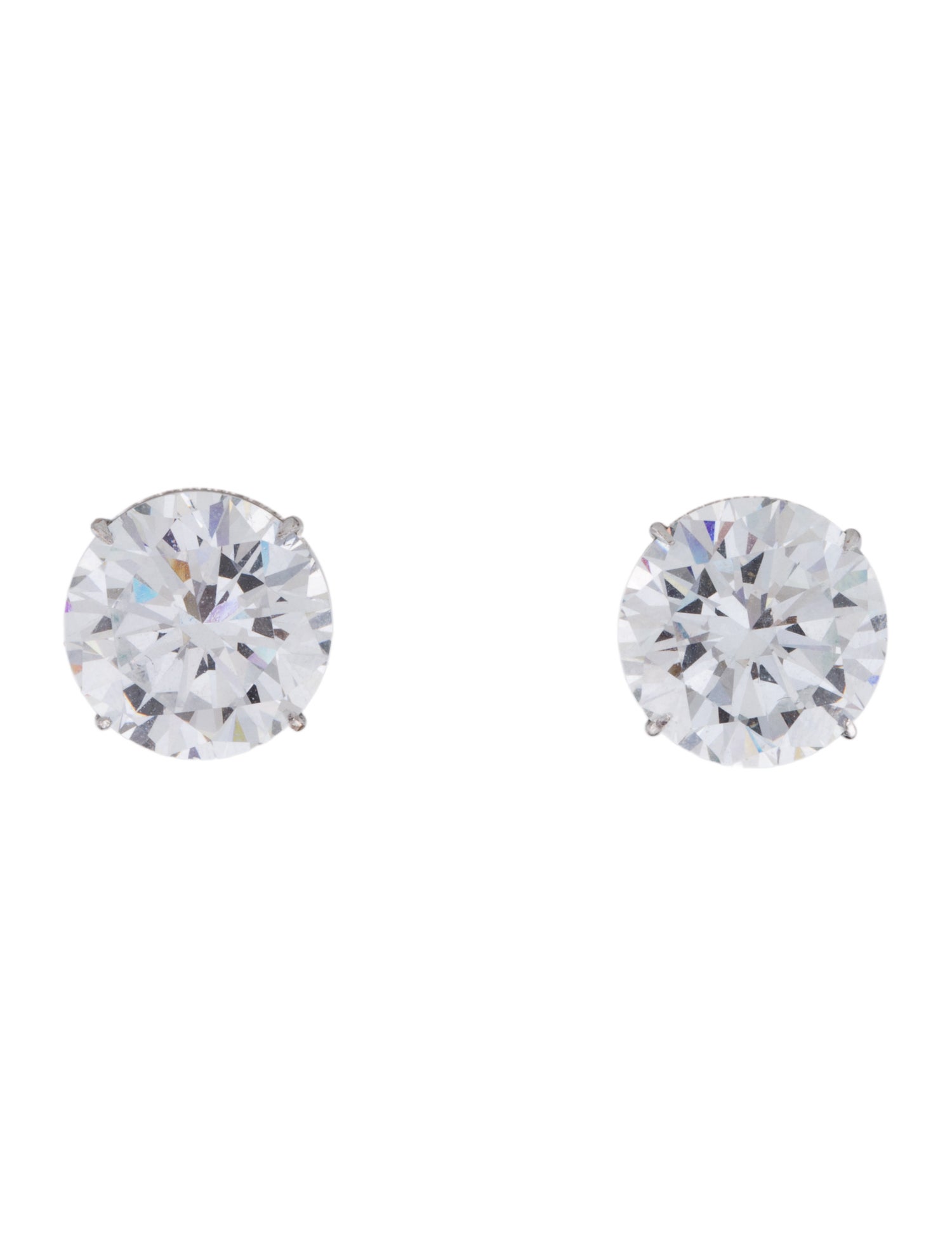 Earrings 18K Cubic Zirconia Stud