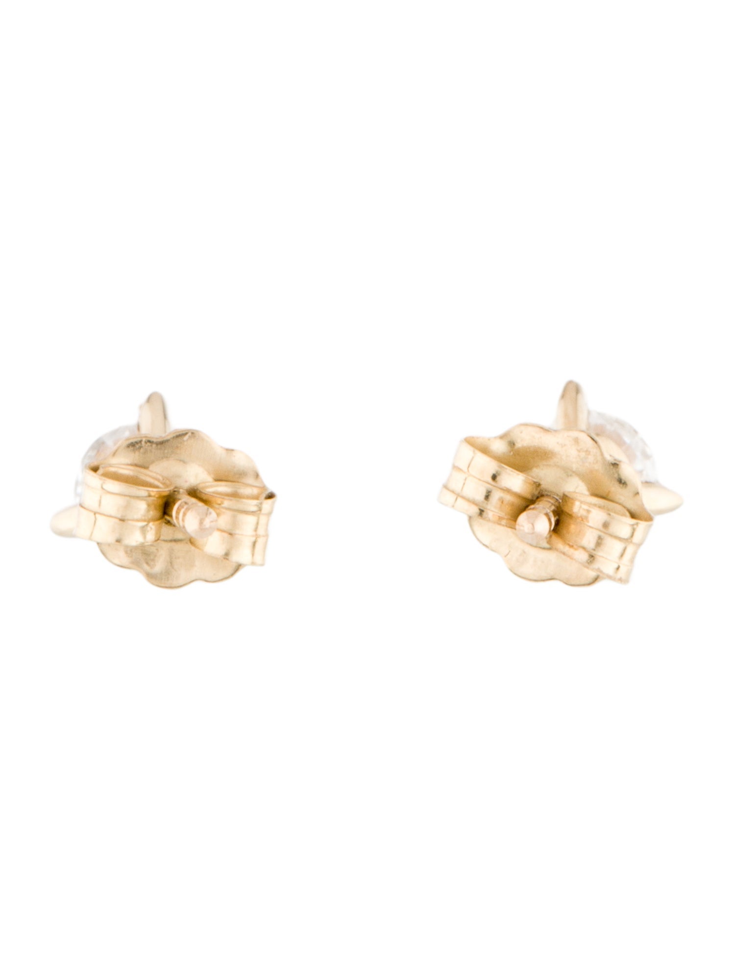 14K Diamond Stud Earrings
