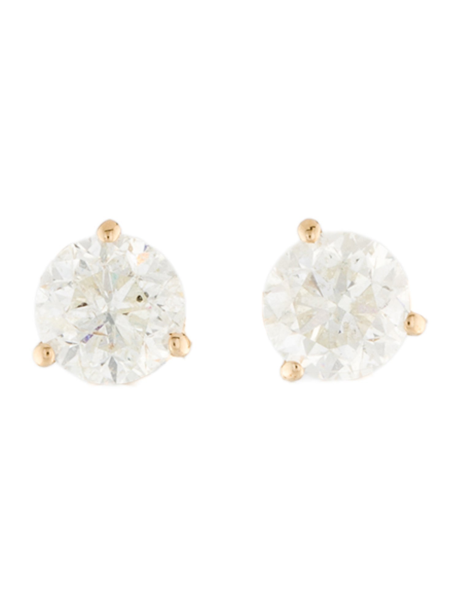 Earrings 14K 1.90ctw Diamond Stud
