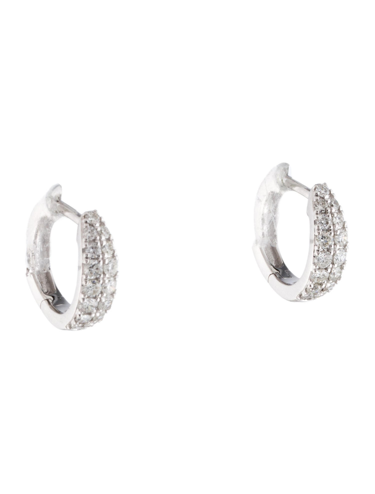Earrings 14K Diamond Huggies
