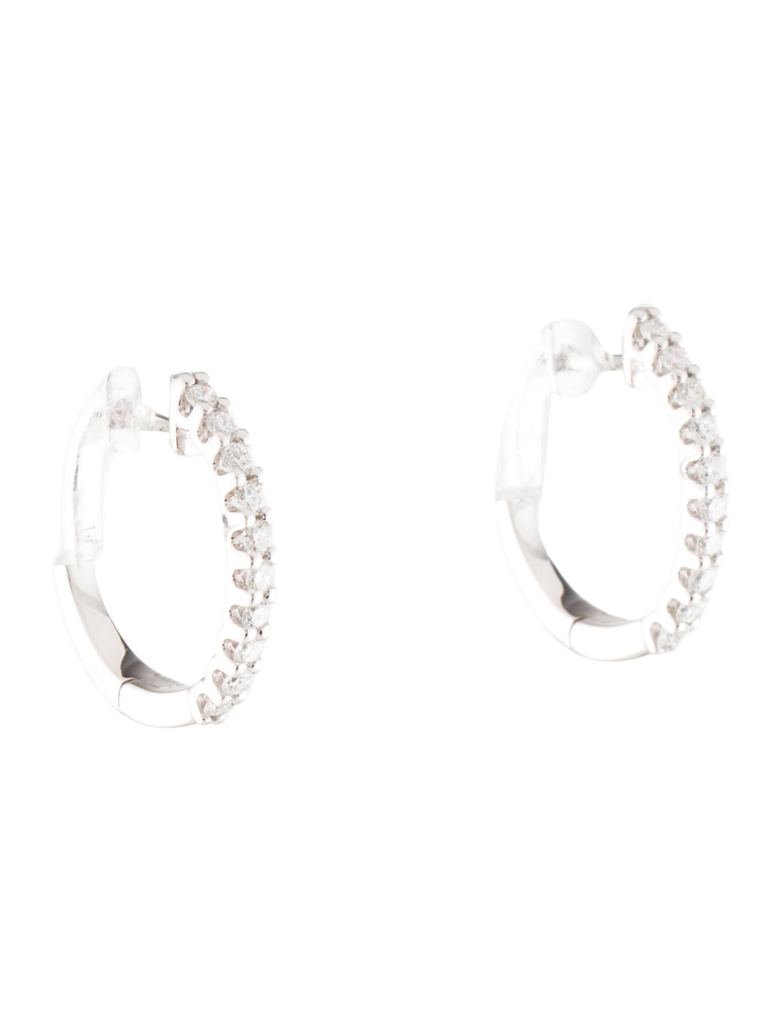 Earrings 14K Diamond Huggie