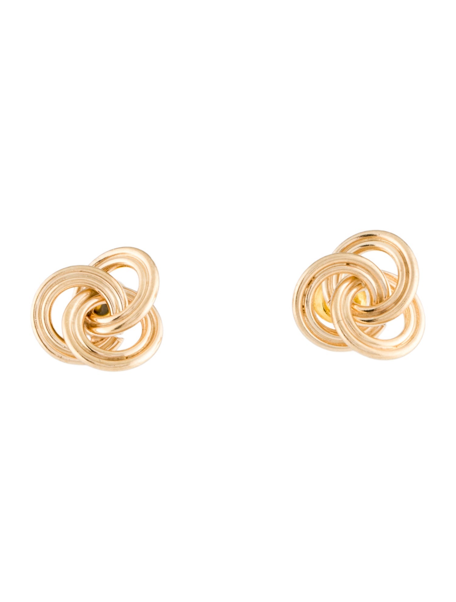 Earrings 14K Knot Stud